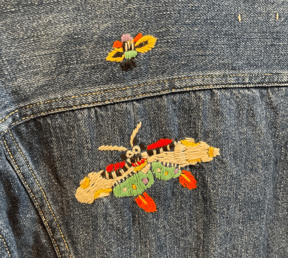 Kapital Denim Westerner Smiley Logo Denim Jacket Size US S / EU 44-46 / 1 - 3 Thumbnail