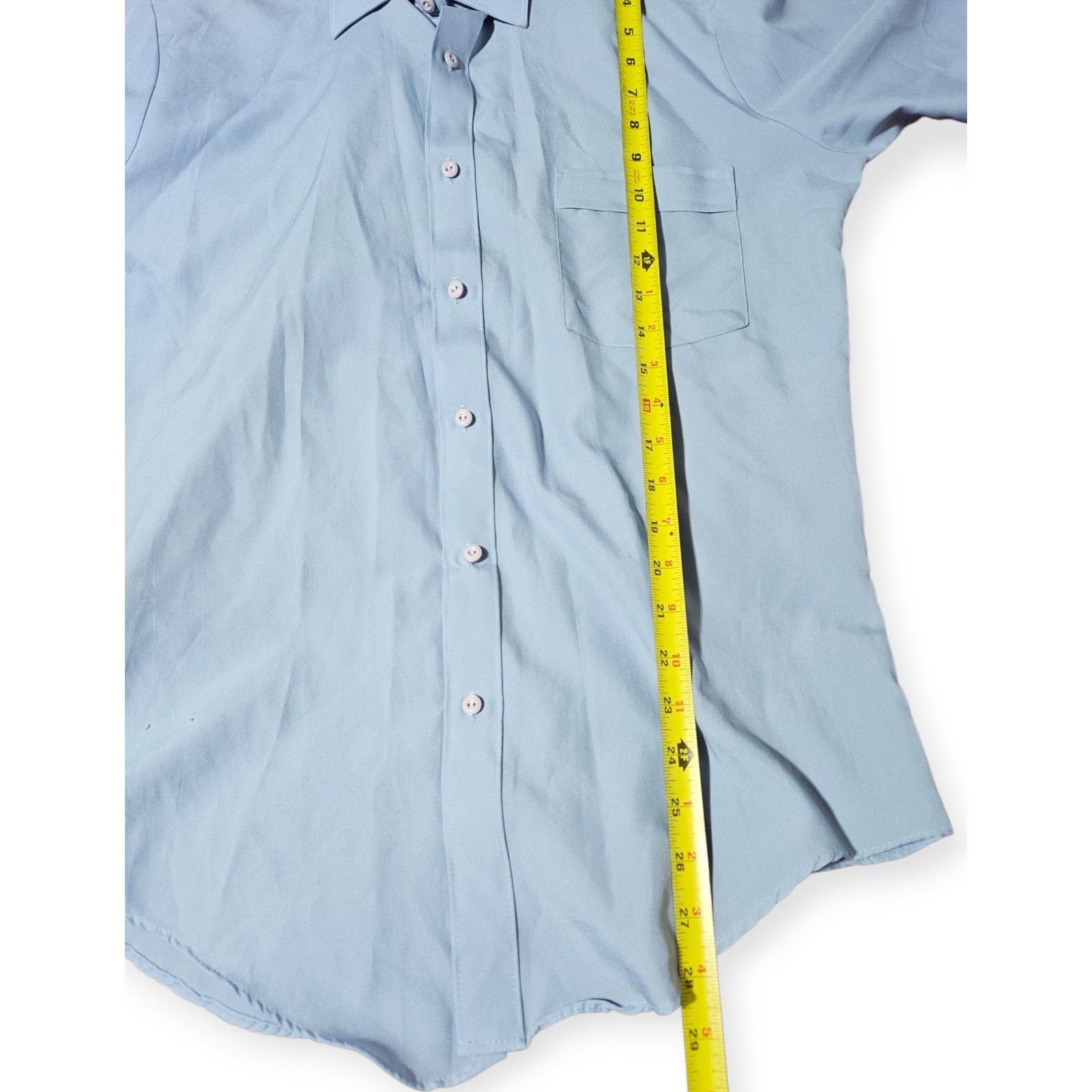 JCPenney Vintage 70s JCPenney Silk Button Up Dress Shirt Mens L 15.5 Size US L / EU 52-54 / 3 - 5 Thumbnail