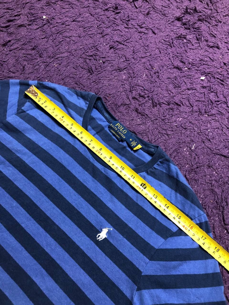 Polo Ralph Lauren Vintage POLO RALPH LAUREN Logo T Shirt STRIPED Size US M / EU 48-50 / 2 - 7 Thumbnail