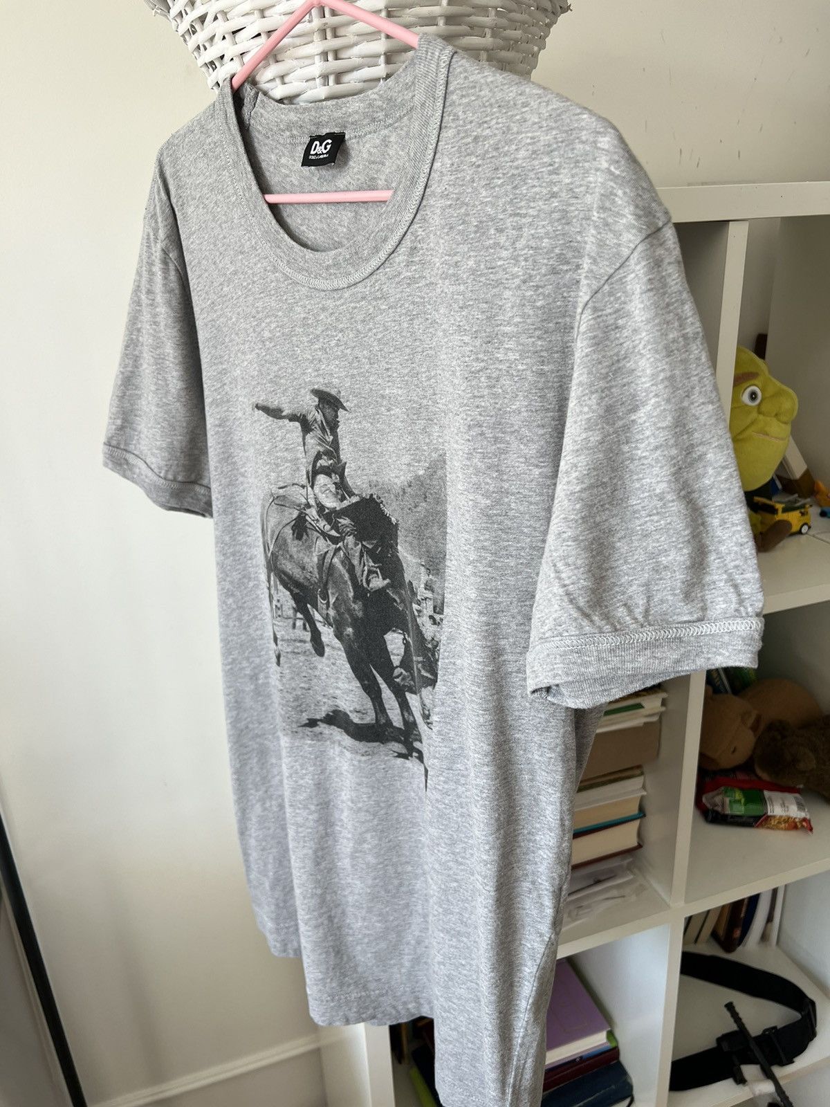 Dolce & Gabbana Rare Dolce & Gabbana "Rodeo" Horse Print t-shirt Size US L / EU 52-54 / 3 - 4 Thumbnail