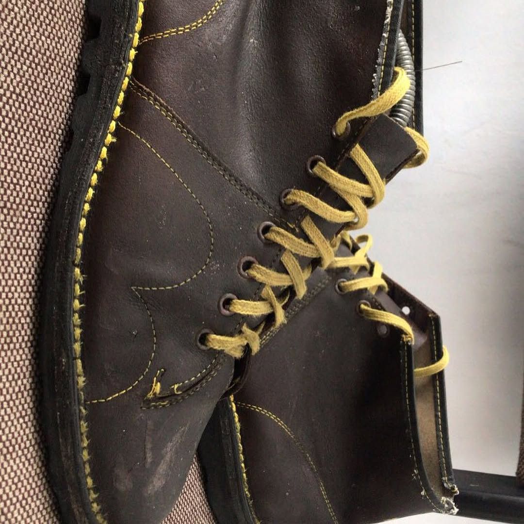 Vintage Monkey Boots Grafter Czech leather wine Size 9uk 43 Eur Size US 10 / EU 43 - 2 Thumbnail