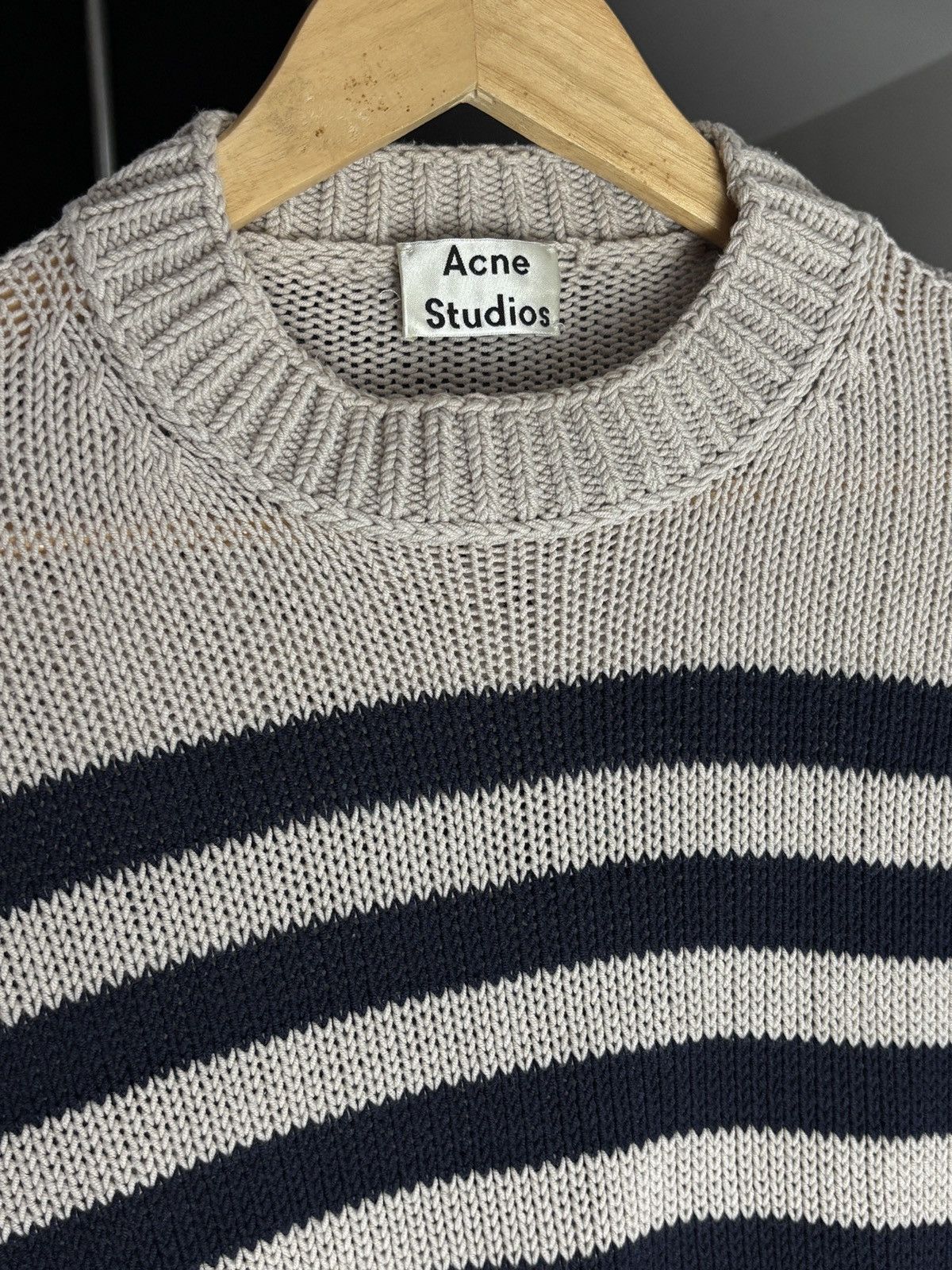 Acne Studios Acne Studios Knitted Striped Sailing Vibe Vintage Sweater Size US M / EU 48-50 / 2 - 3 Thumbnail