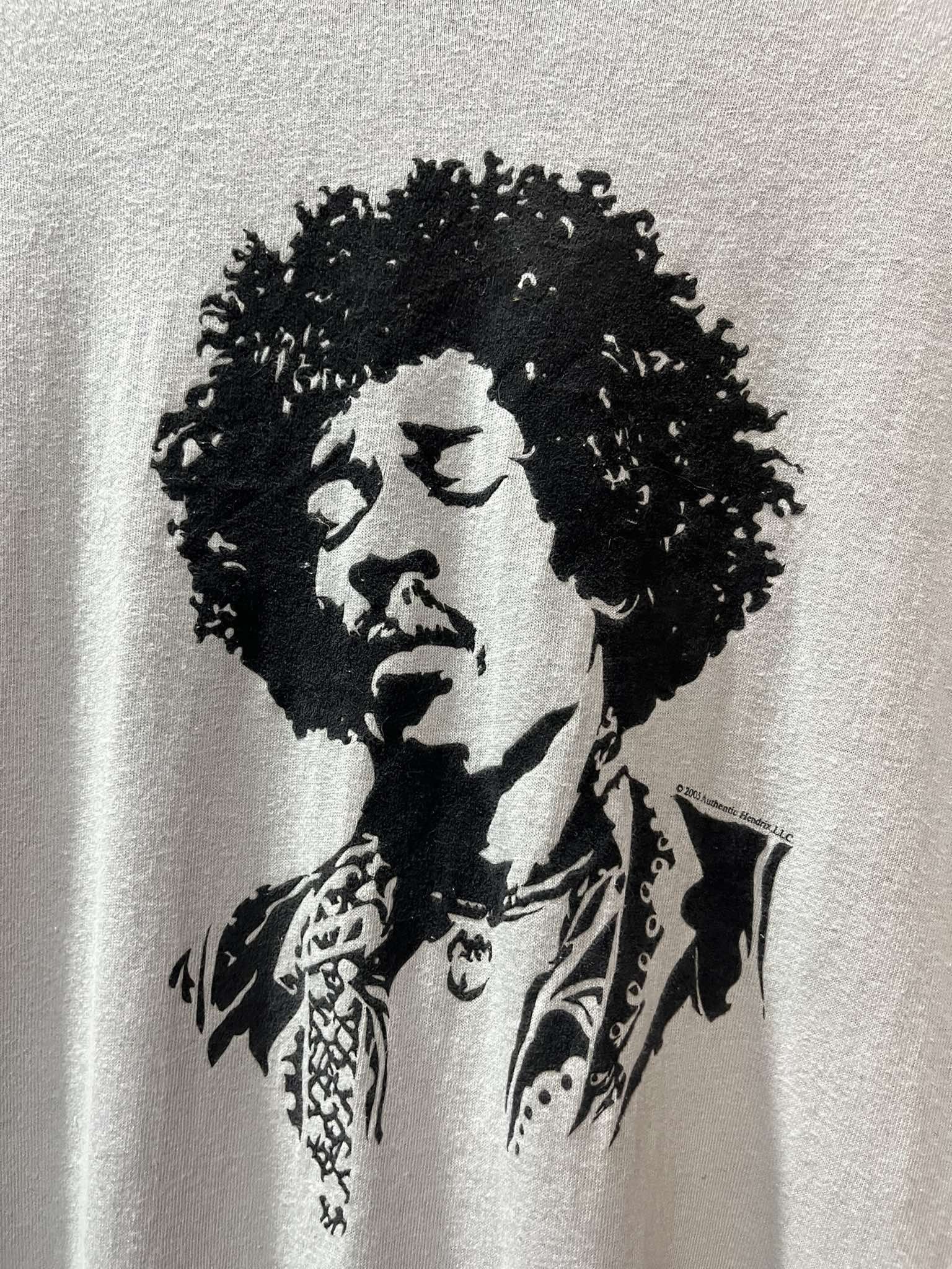 Jimi Hendrix Jimi Hendrix Psychedelic Rock Double Layer Tee 2005s Size US XL / EU 56 / 4 - 2 Thumbnail