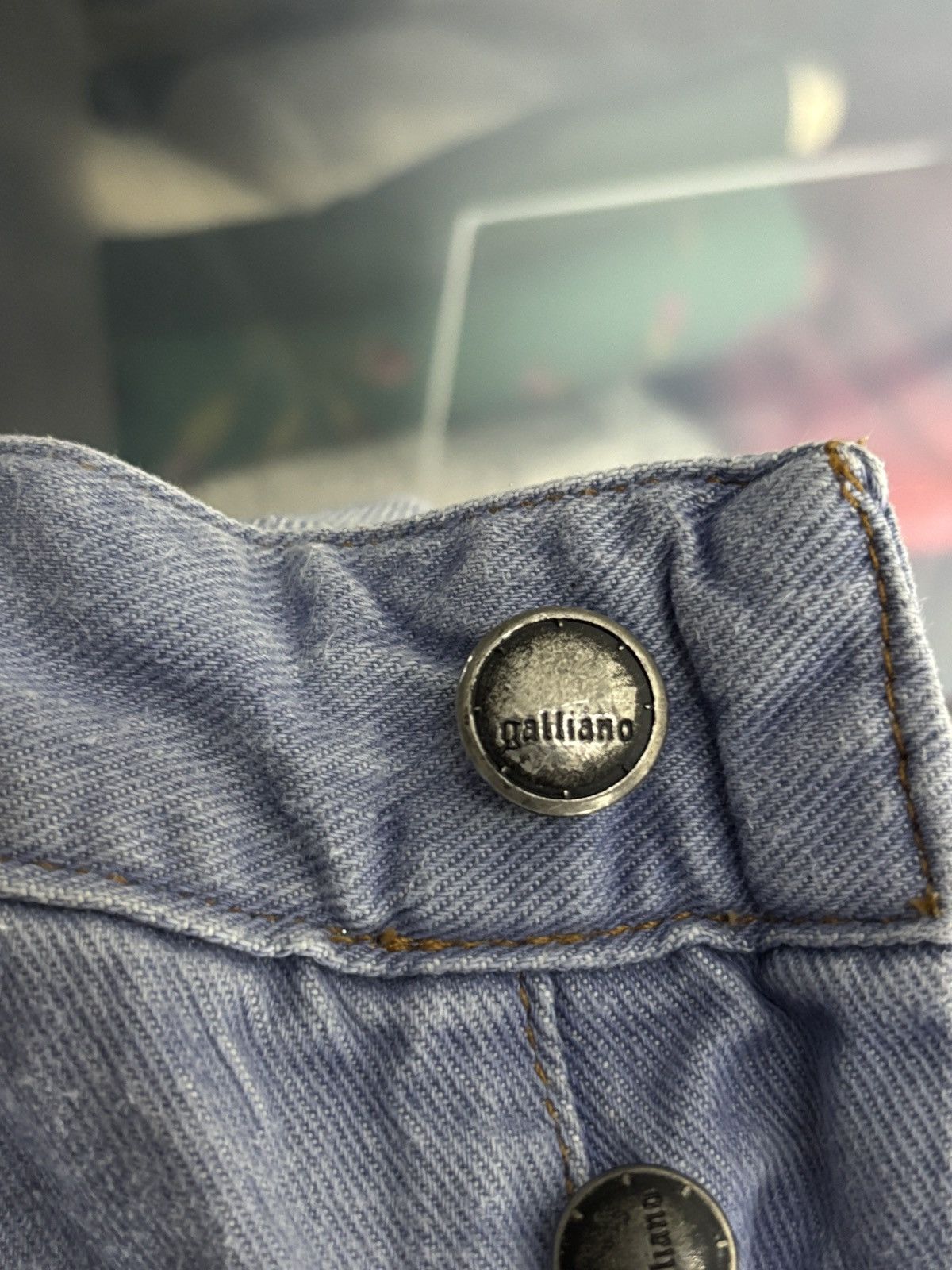 John Galliano John Galliano Vintage Denim Designer Pants Size US 38 / EU 54 - 7 Thumbnail