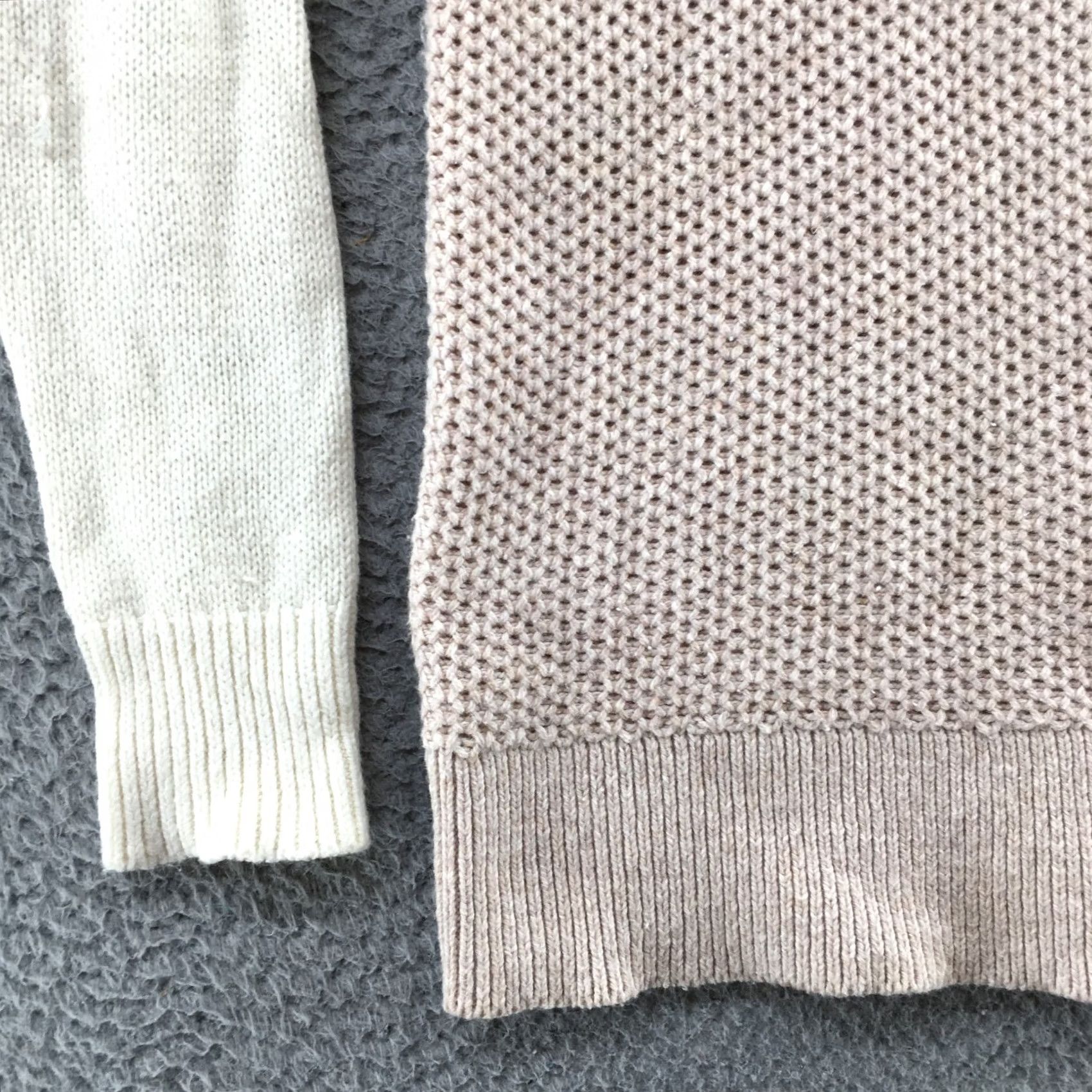 Banana Republic Banana Republic Sweater Womens XS Beige Crew Neck Long Sleeve Knitted Pull Over Size XS / US 0-2 / IT 36-38 - 6 Thumbnail
