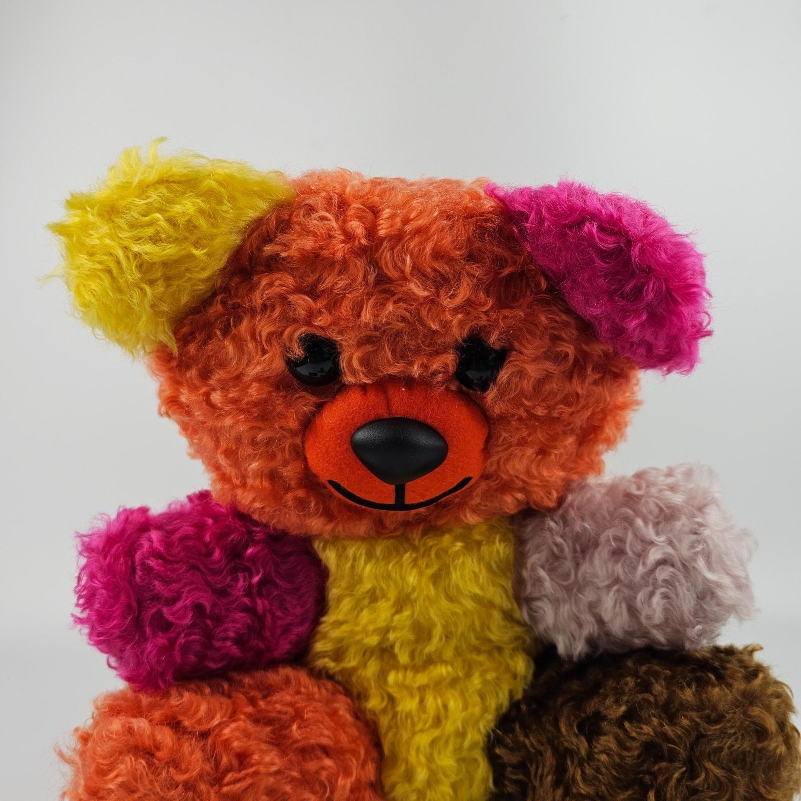 Moschino MOSCHINO Bear Multicolor Wool Clutch New & Authentic Size ONE SIZE - 9 Thumbnail