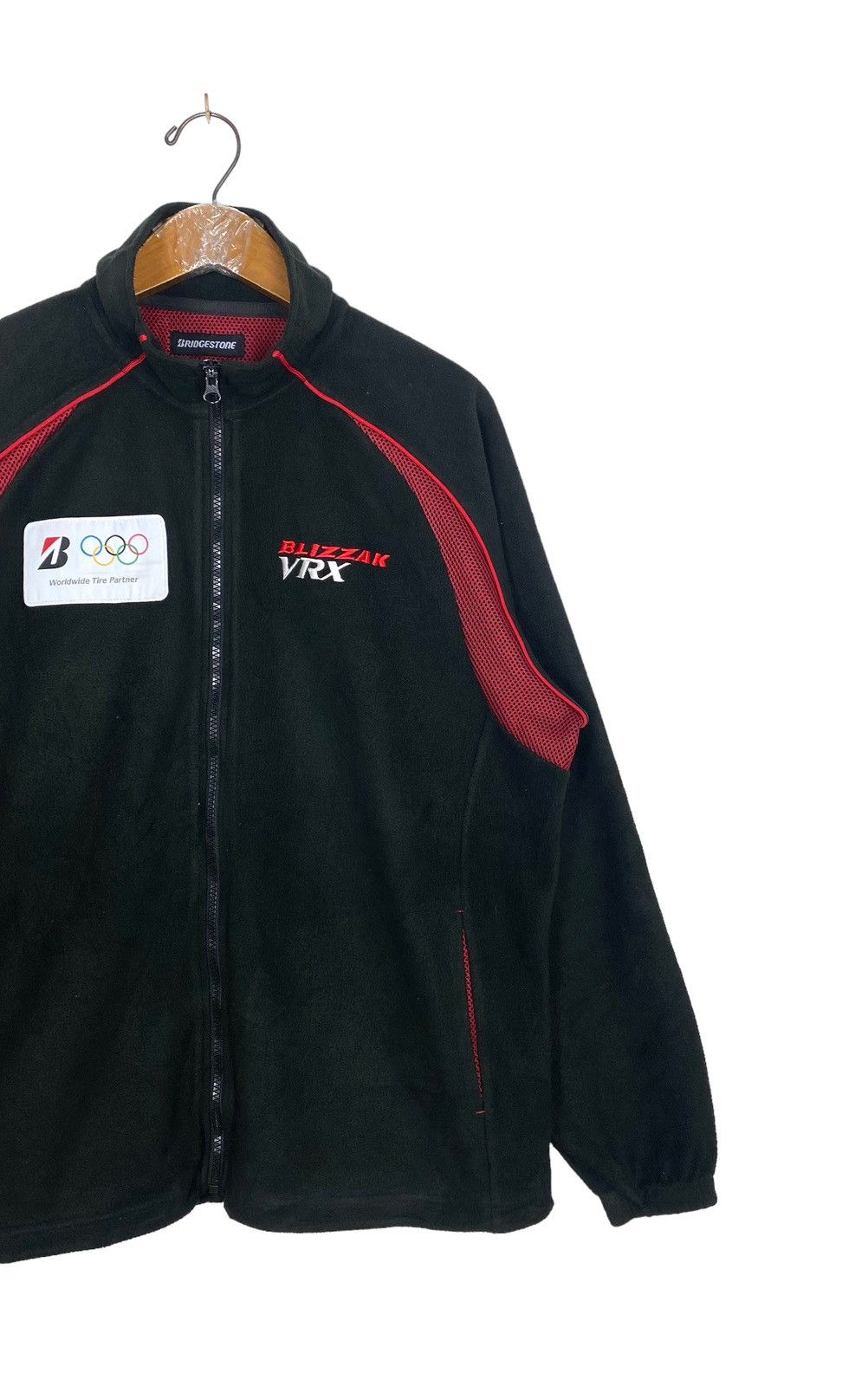 Japanese Brand Rare‼️ Bridgestone Blizzak Racing Team X Olympic Fleece Size US M / EU 48-50 / 2 - 2 Thumbnail
