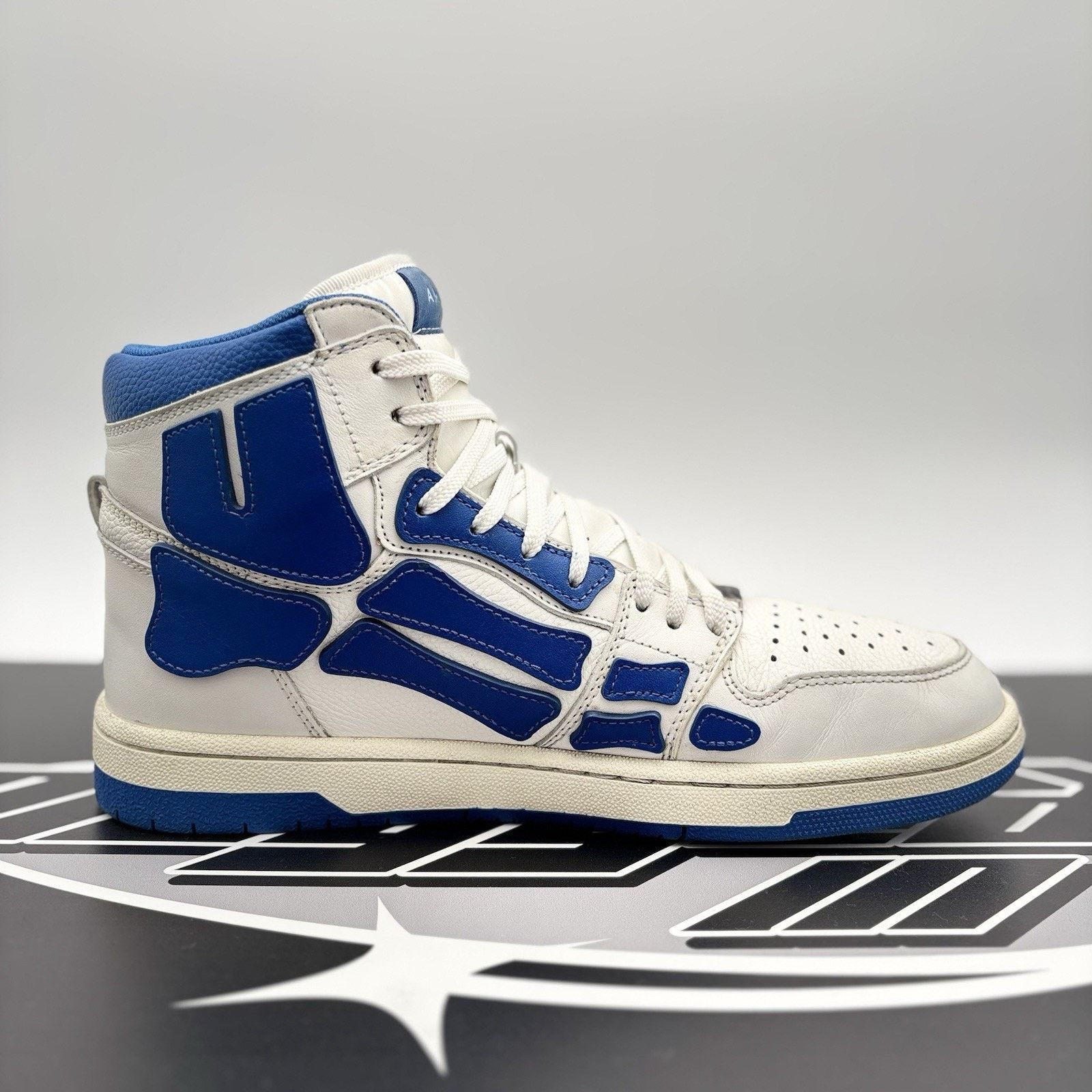 Amiri Amiri Skel High Top ' White Blue ' | GOOD CONDITION! Size US 10 / EU 43 - 13 Thumbnail