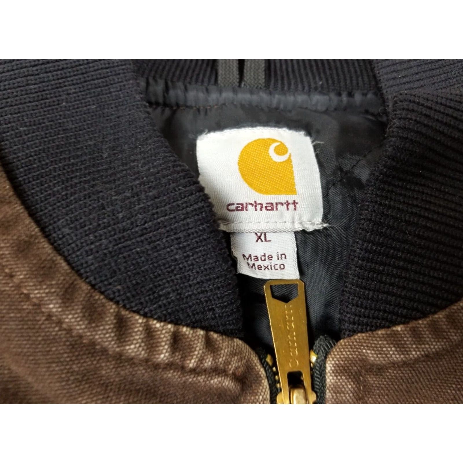 Champion VINTAGE CARHARTT BROWN DUCK QUILT LINED VEST JACKET SZ XLARGE Size US L / EU 52-54 / 3 - 5 Thumbnail