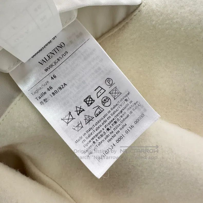 Valentino Valentino Solid color fleece zip jacket jacket coat Size US S / EU 44-46 / 1 - 6 Thumbnail