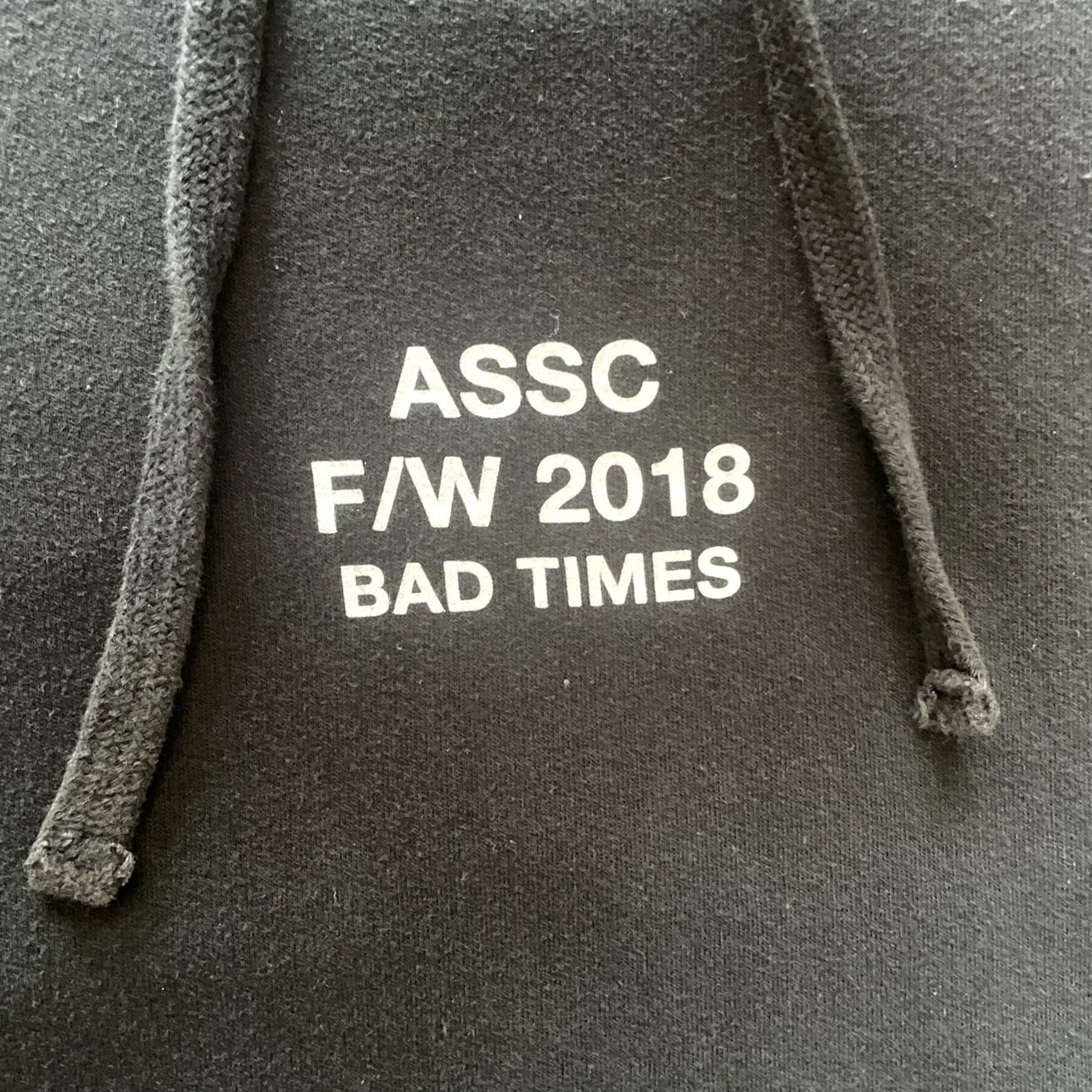 Anti Social Social Club Anti Social Social Club Hoodie Mens Regular Medium Black Pullover Hooded Fleece USB Winter Fall Spring 2018 Bad Times Night City Hip Hop USA Size US M / EU 48-50 / 2 - 3 Thumbnail
