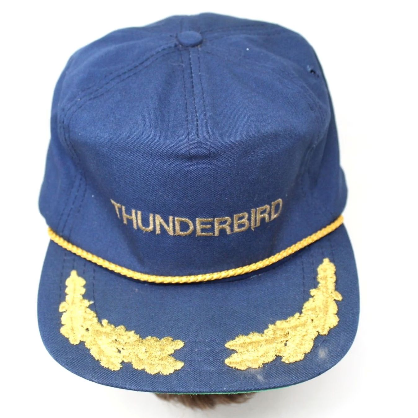 Vintage Vintage Derby Air Force Hat - Adult Blue Adjustable - Brand USAF - Cotton Knit - Good Condition - Next Day Shipping Size ONE SIZE - 3 Thumbnail