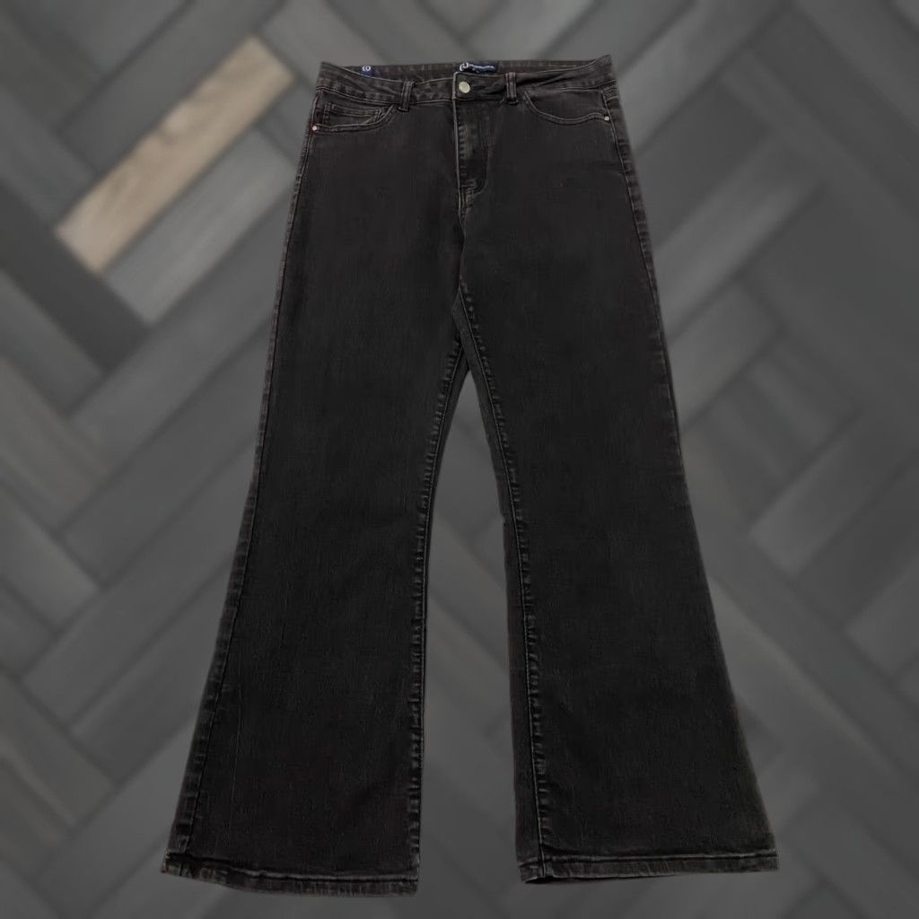 Vintage One Republic For All Wide Leg Jeans Women's Size 16 Black Boot Cut Size 24" / US 00 / IT 34 - 1 Thumbnail