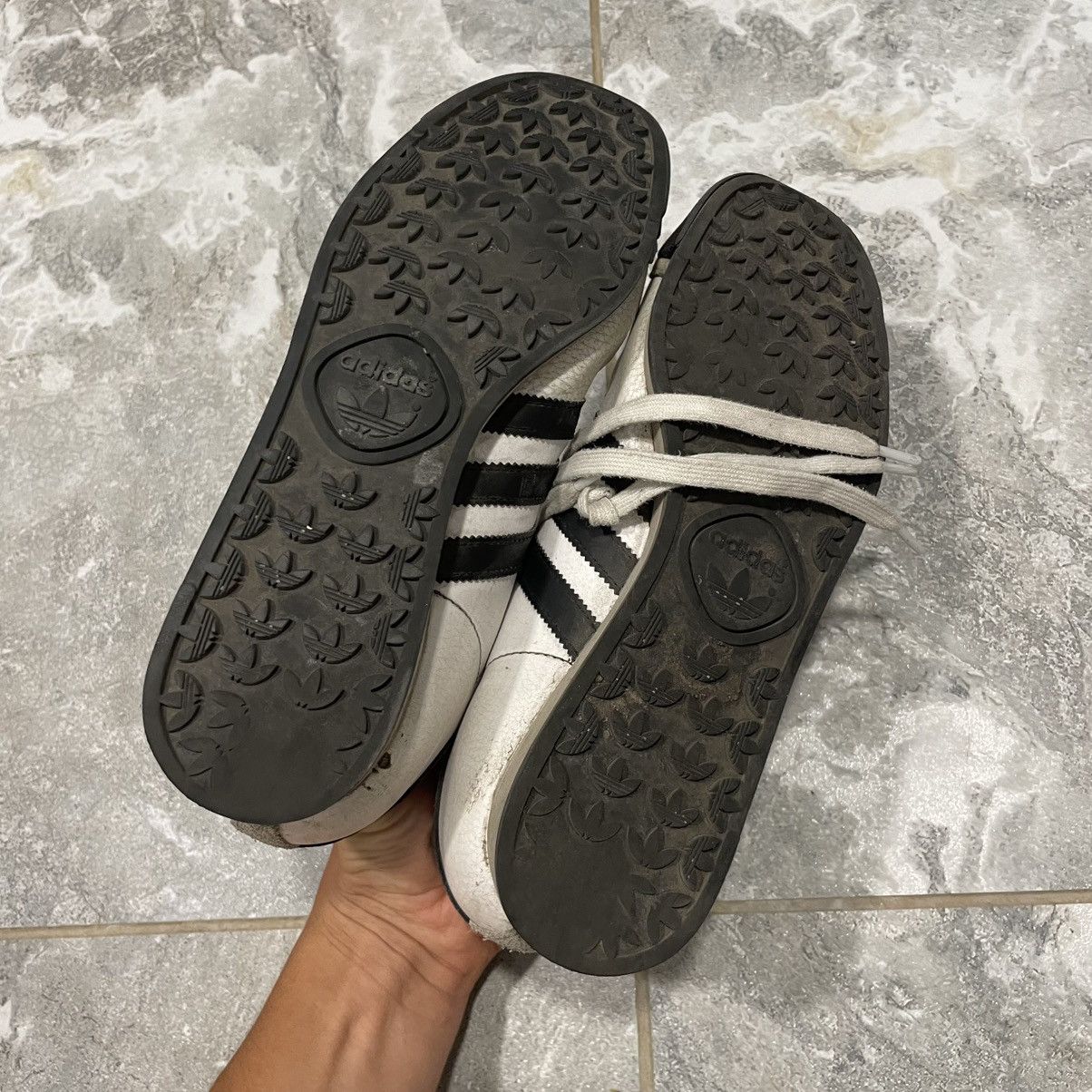 Adidas Adidas Samoa LEA White Black boots shoes sneakers speed og Size US 8.5 / EU 41-42 - 11 Thumbnail