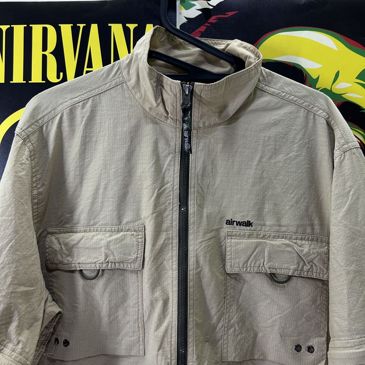 Vintage Vintage Airwalk Detachable Sleeve Nylon Jacket Size US L / EU 52-54 / 3 - 2 Thumbnail