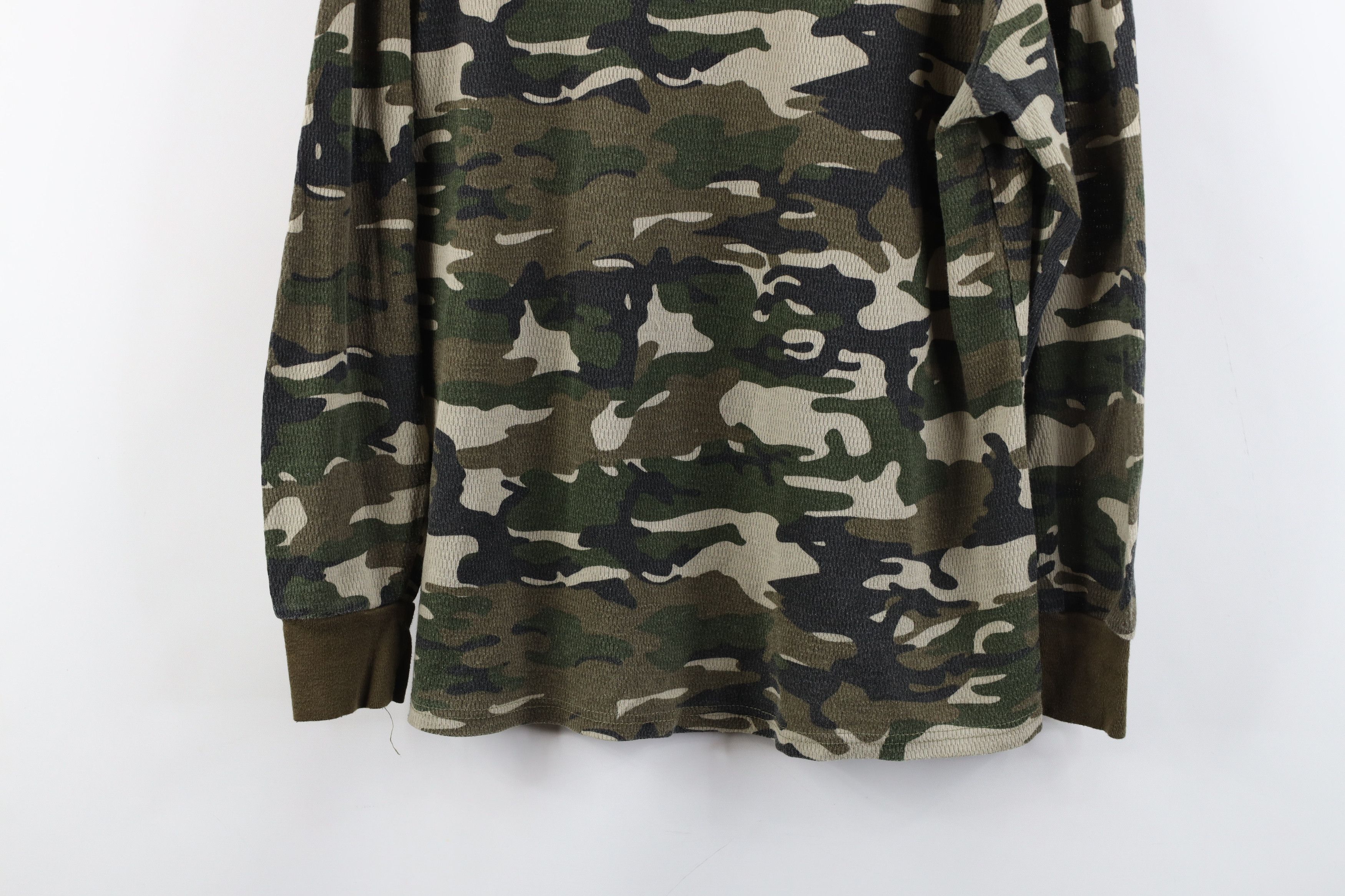 Vintage Vintage 90s Y2K Streetwear Waffle Knit Long Sleeve T-Shirt Size US S / EU 44-46 / 1 - 3 Thumbnail