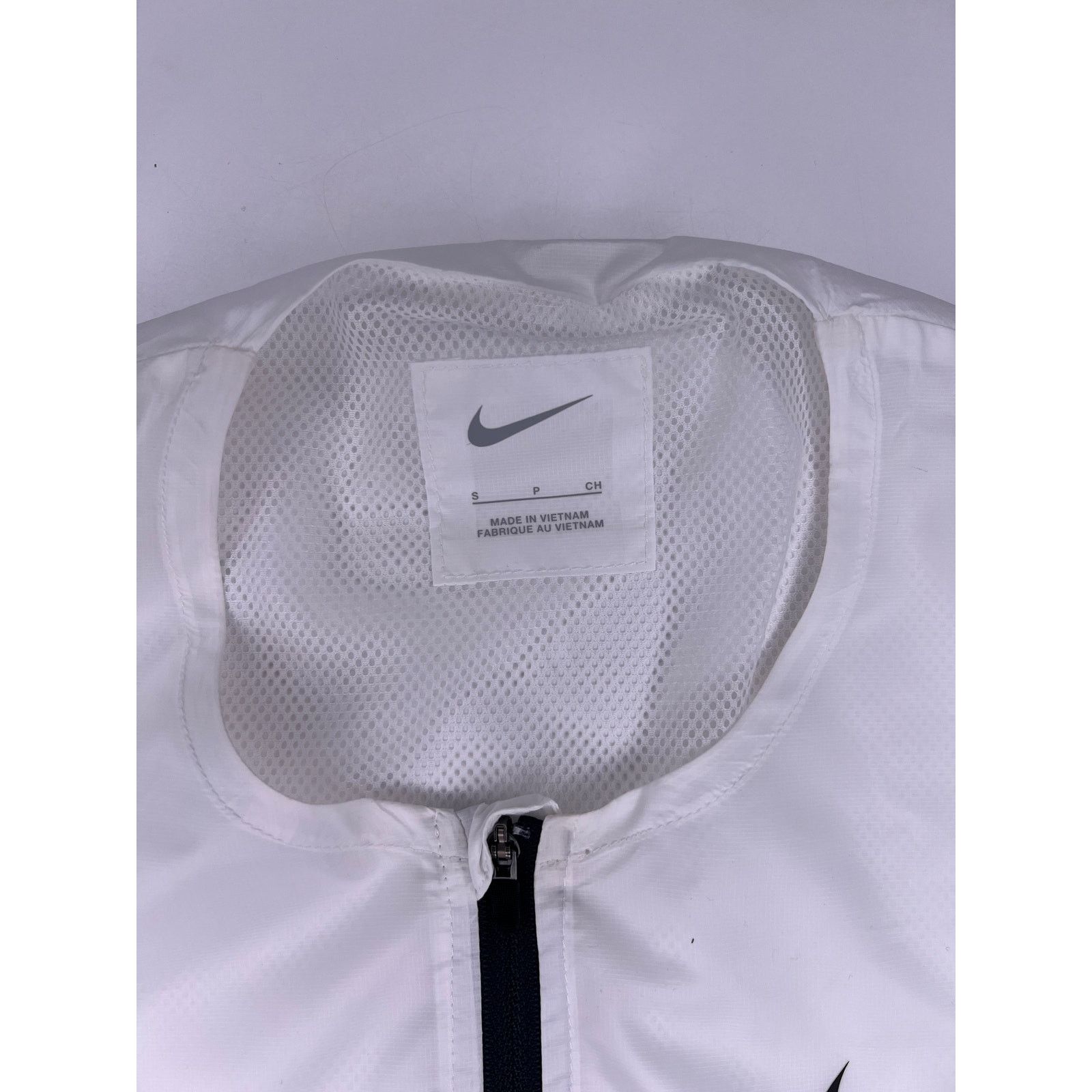 Nike Nike Pro Elite Full-Zip White Windbreaker Running Jacket Size US S / EU 44-46 / 1 - 5 Thumbnail