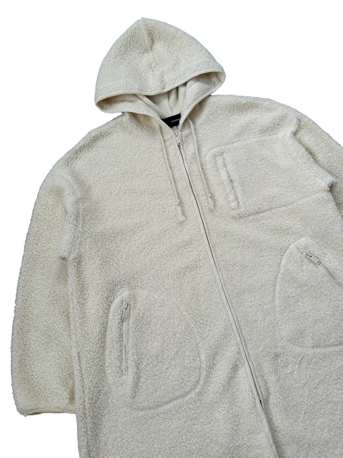 Undercover Gu undercover long fleece hooded jacket Size US M / EU 48-50 / 2 - 3 Thumbnail