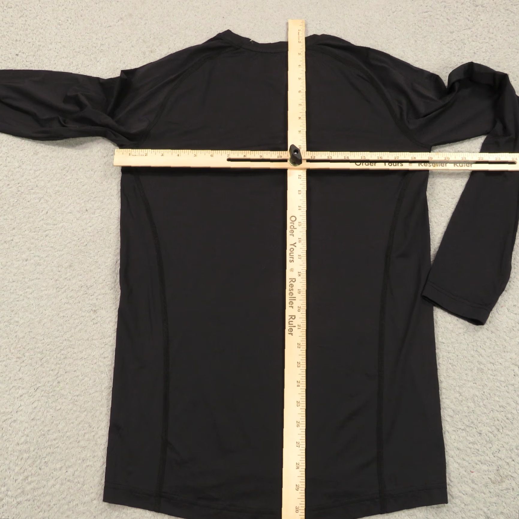 HYDROGEN Hydrogen Tennis Top Women XL Black Compresion Long Sleeve Shirt Thumbholes Golf Shirt Size XL / US 12-14 / IT 48-50 - 7 Thumbnail