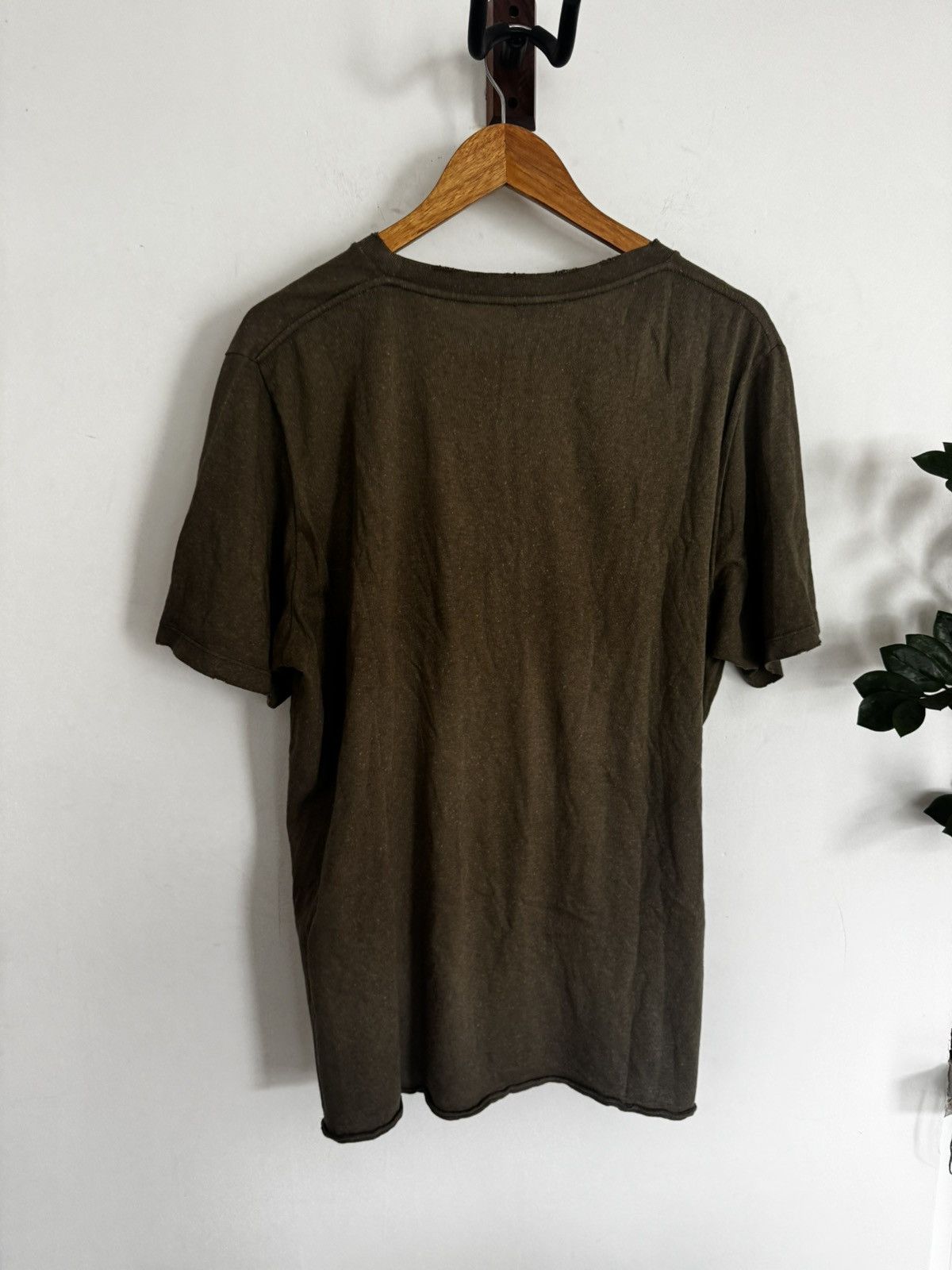 Saint Laurent Paris Olive Logo Distressed T Size US L / EU 52-54 / 3 - 4 Thumbnail