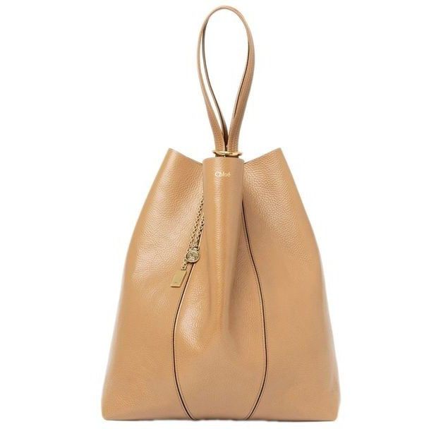 Chloe Chloe Large Spin Boyish Brown Grained Leather Tote Bag New & Size ONE SIZE - 1 Thumbnail