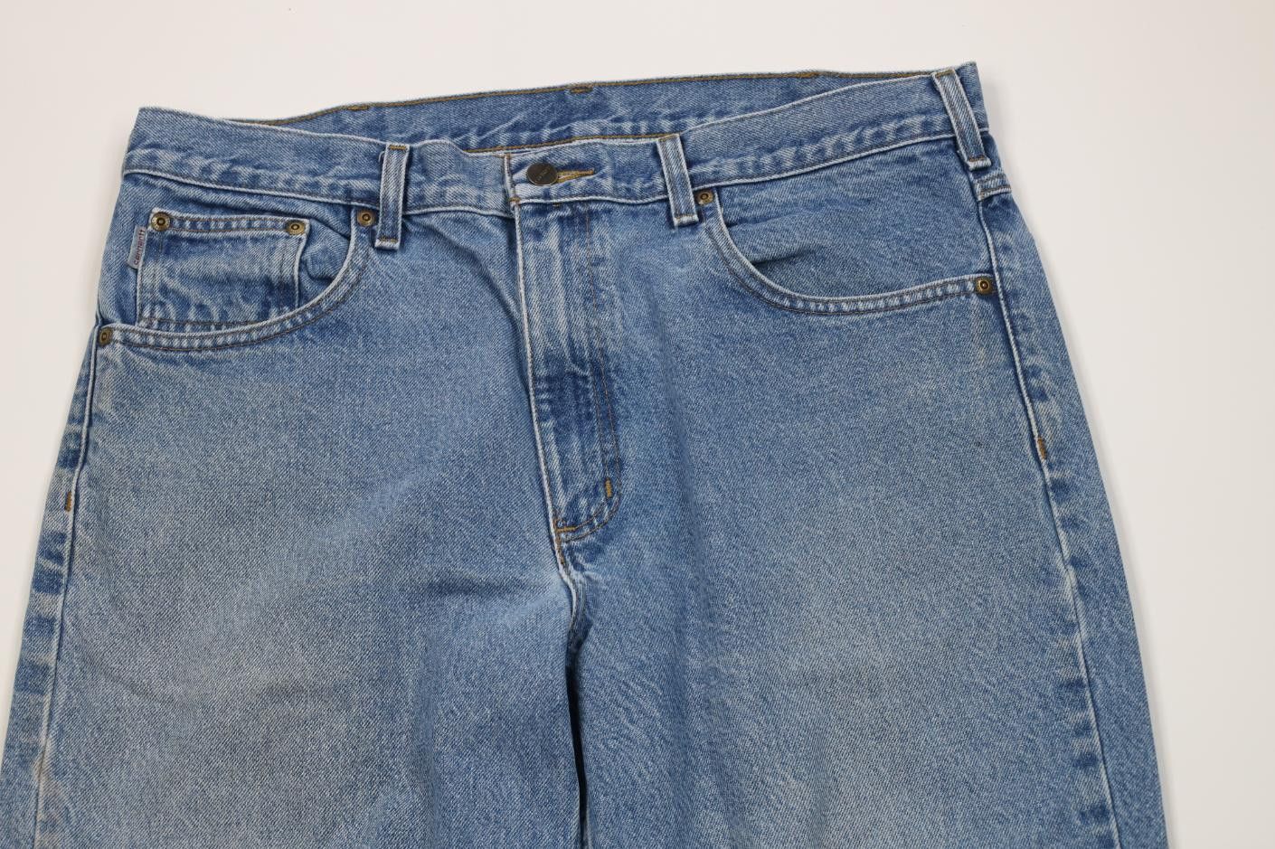 Carhartt Vintage Y2K Carhartt Relaxed Fit Tapered Leg Jeans Blue Size US 36 / EU 52 - 2 Thumbnail
