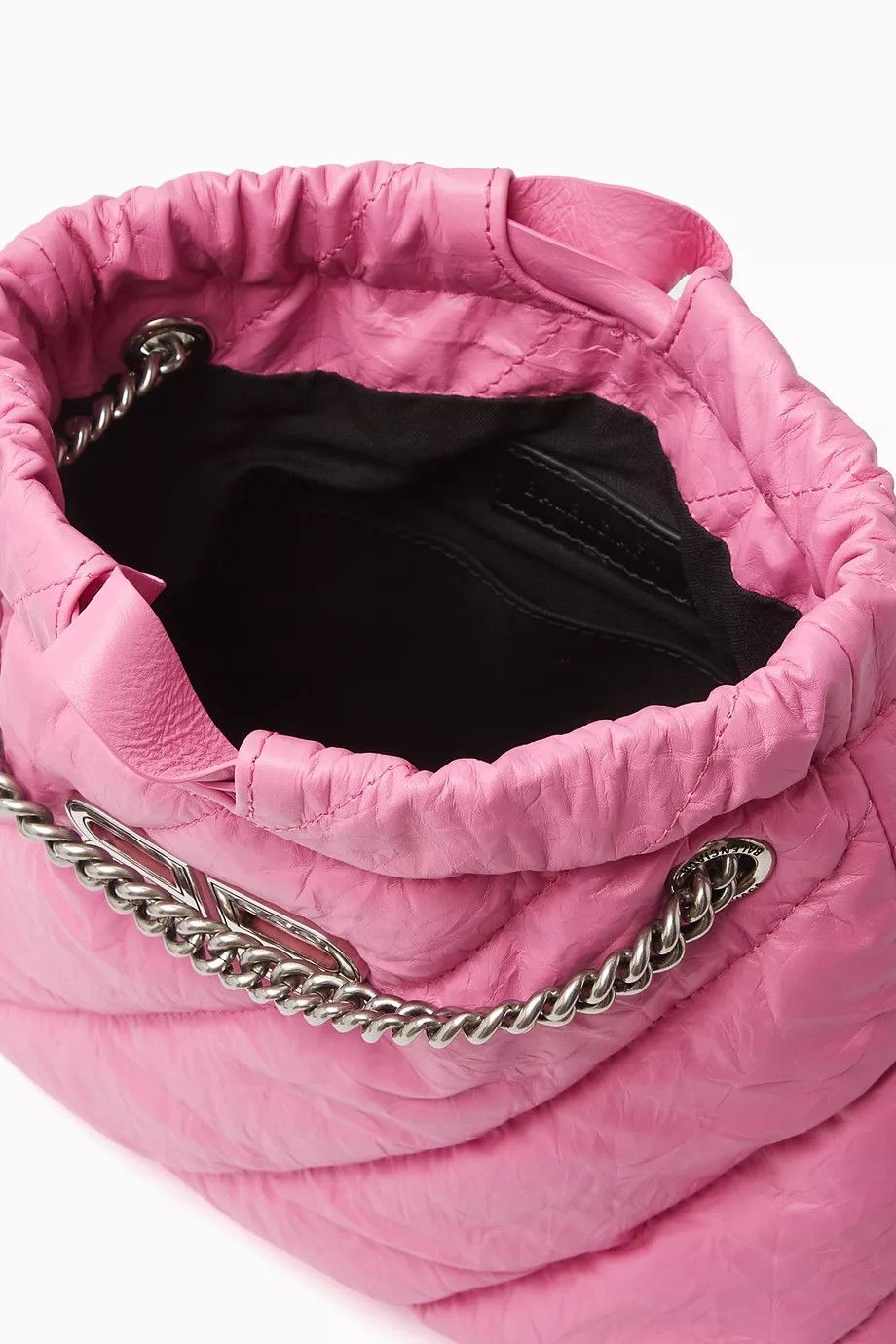 Balenciaga oc11z0125 Size: OS / Crush XS Tote Bag Quilted in Pink Size ONE SIZE - 3 Thumbnail