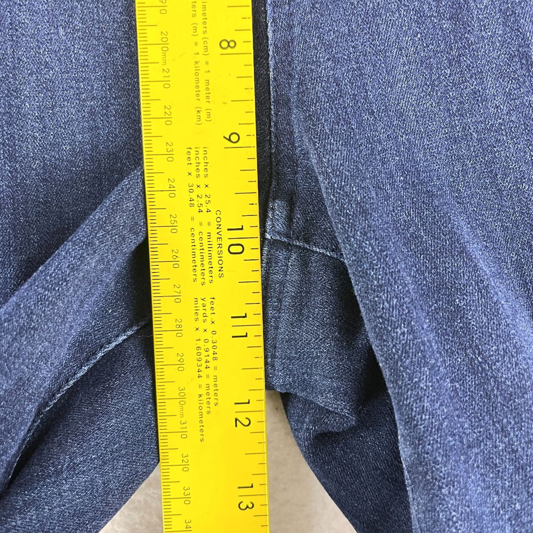 Vintage L.L. Bean Jeans Women Size 12 M/T Blue Denim Classic Fit Pull On Stretch Jegging Size 34" / US 12 / IT 48 - 6 Thumbnail