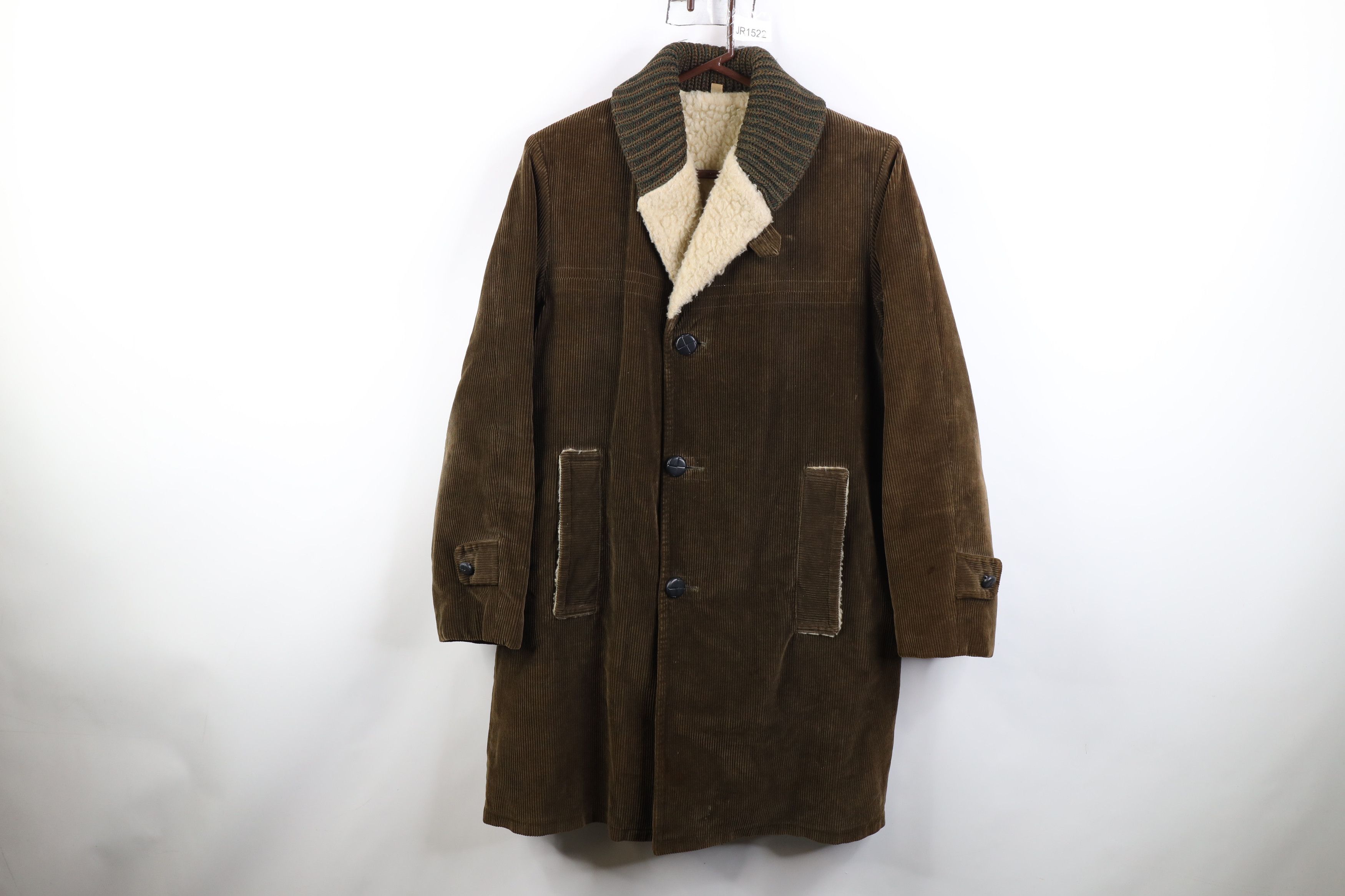 Vintage Vintage 50s 60s Streetwear Wool Lined Corduroy Jacket USA Size US L / EU 52-54 / 3 - 1 Thumbnail