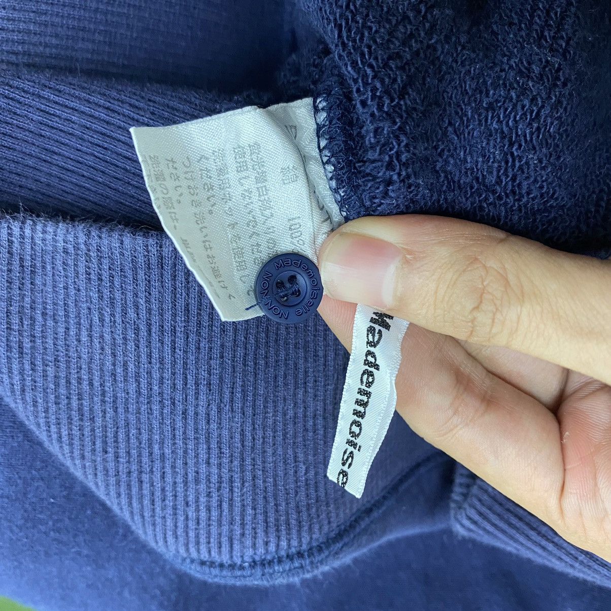 Japanese Brand × Mademoiselle Non Non × Vintage Vintage Mademoiselle Non Non Spell Out Embroidered Sweatshir Size US S / EU 44-46 / 1 - 14 Thumbnail