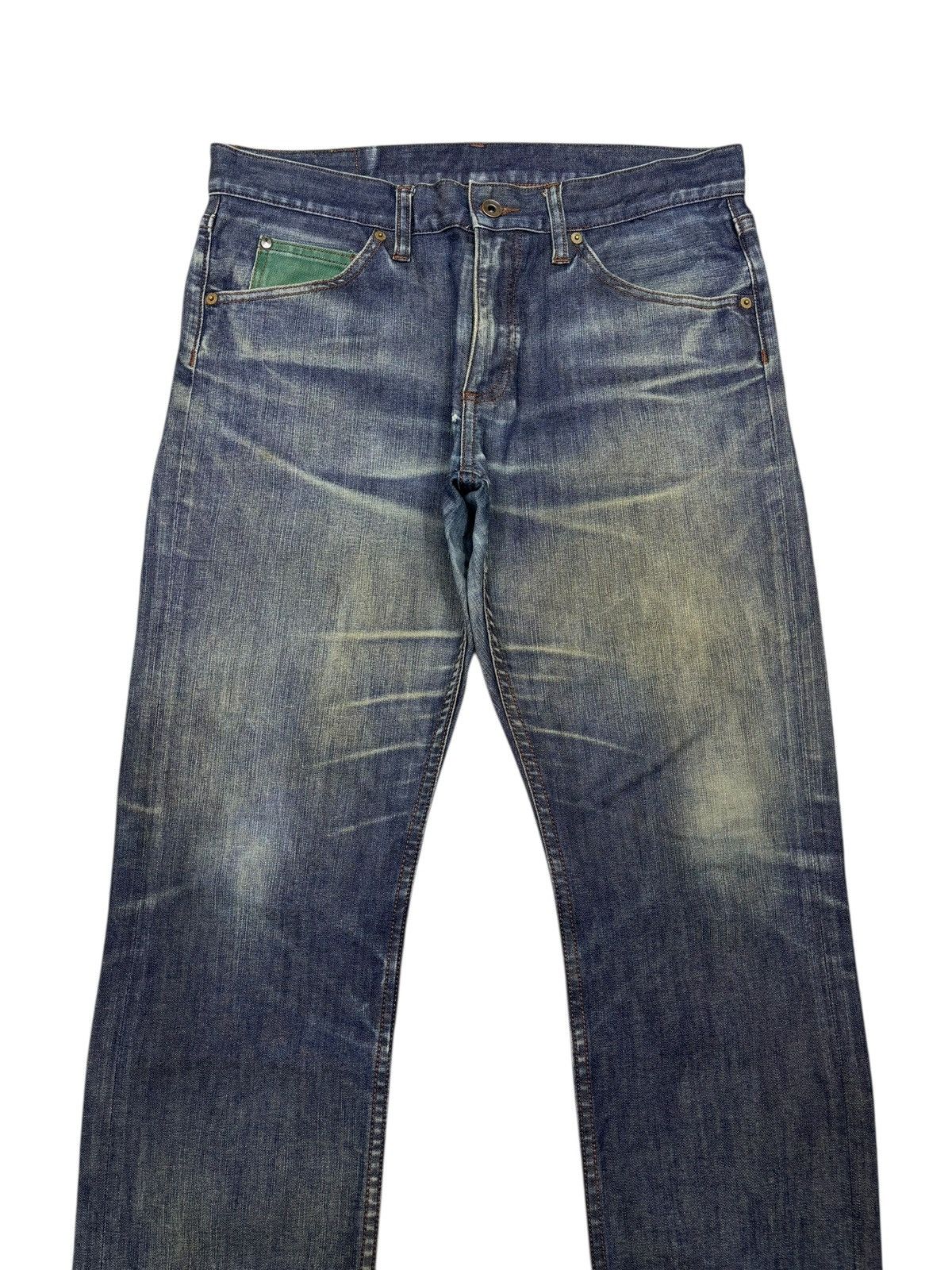 If Six Was Nine Vintage Japanese Brand Boycott Rusty Distress Denim Jeans Size US 34 / EU 50 - 5 Thumbnail