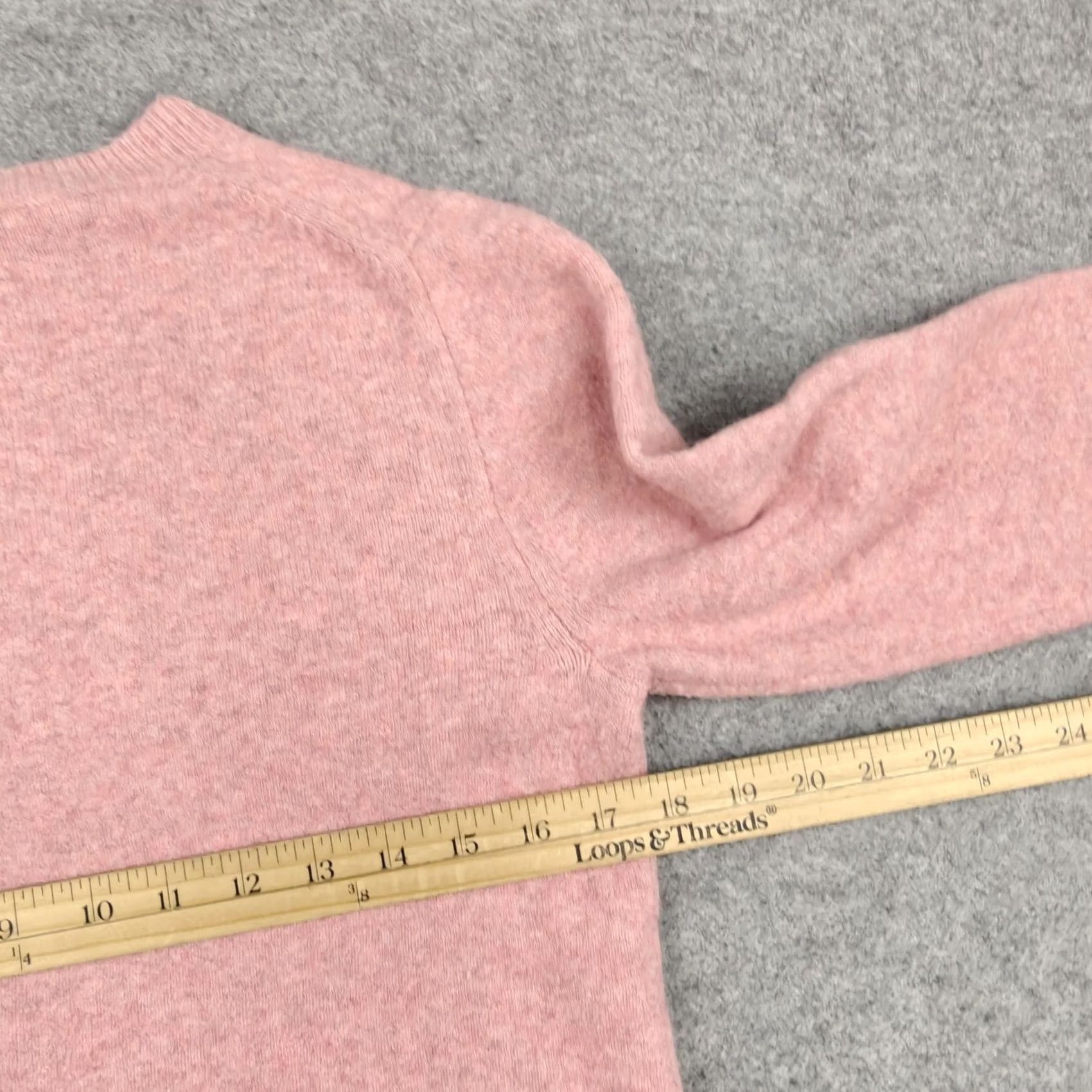 J.Crew J Crew Sweater Womens Small Pink 100% Cashmere Crewneck Pullover Size S / US 4 / IT 40 - 6 Thumbnail