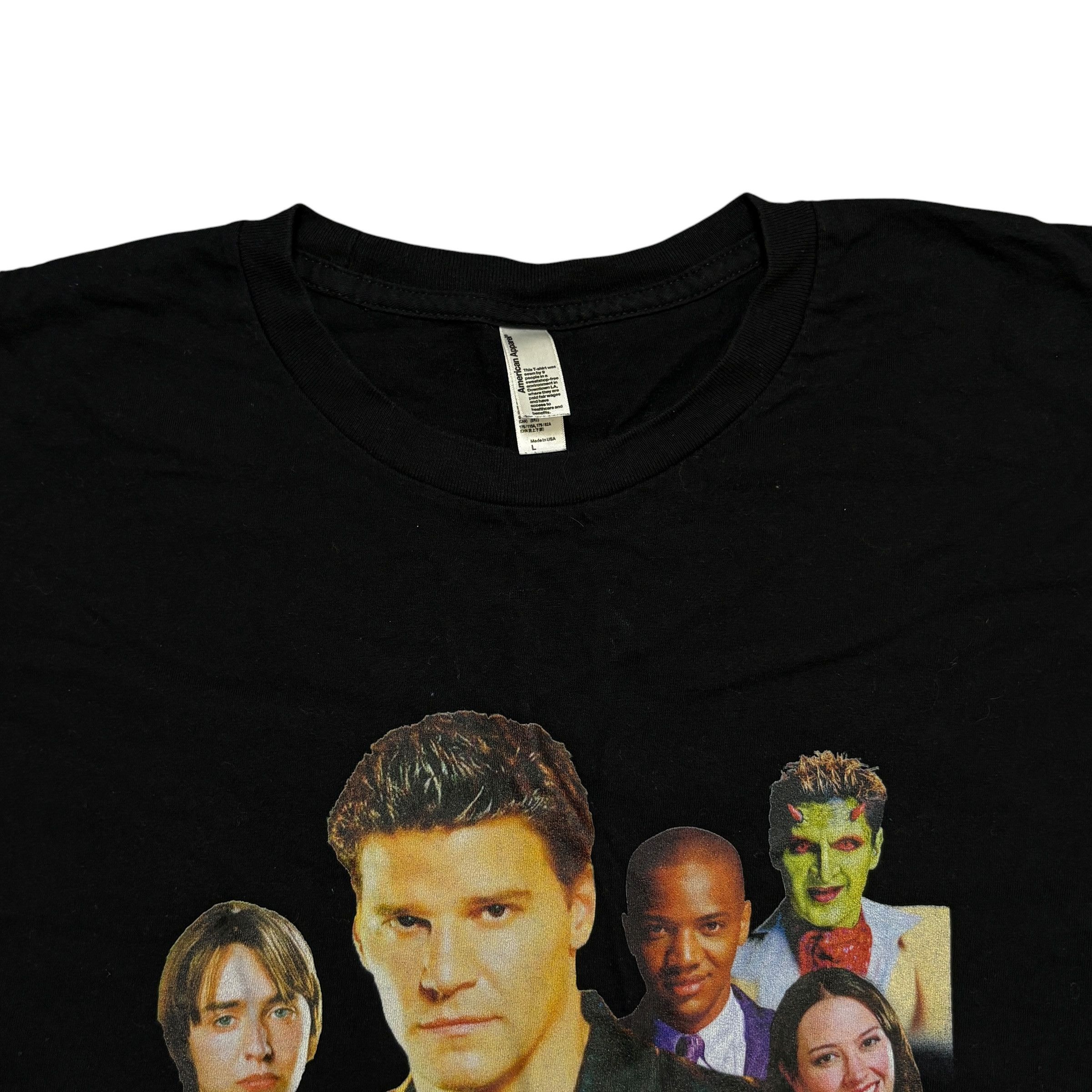 Vintage Buffy The Vampire Slayer Angel Shirt Horror Movie Tv Show Size US L / EU 52-54 / 3 - 5 Thumbnail