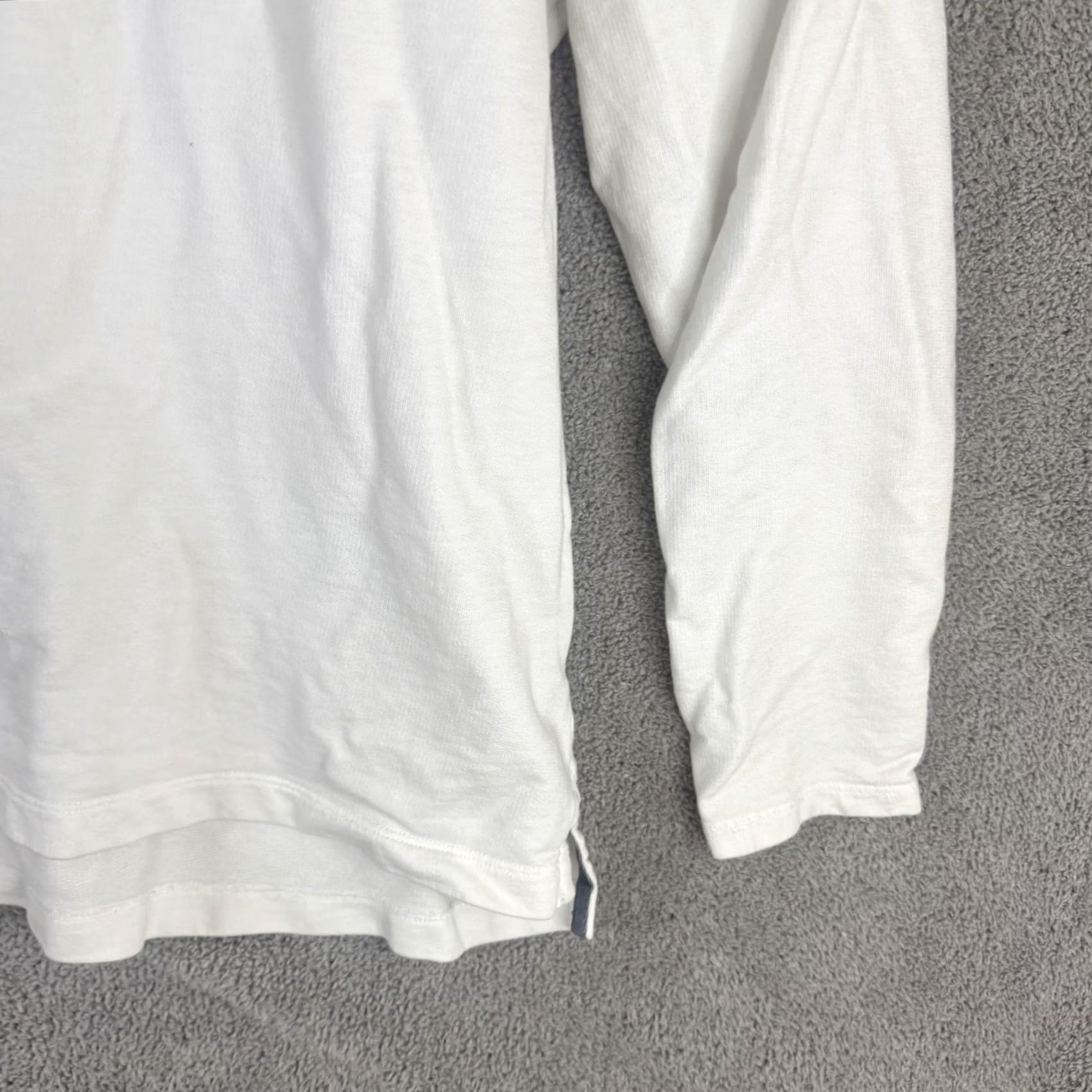 Vintage L.L.Bean Shirt Mens XL White Long Sleeve Henley Logo Cotton Pullover Tee Size US XL / EU 56 / 4 - 3 Thumbnail