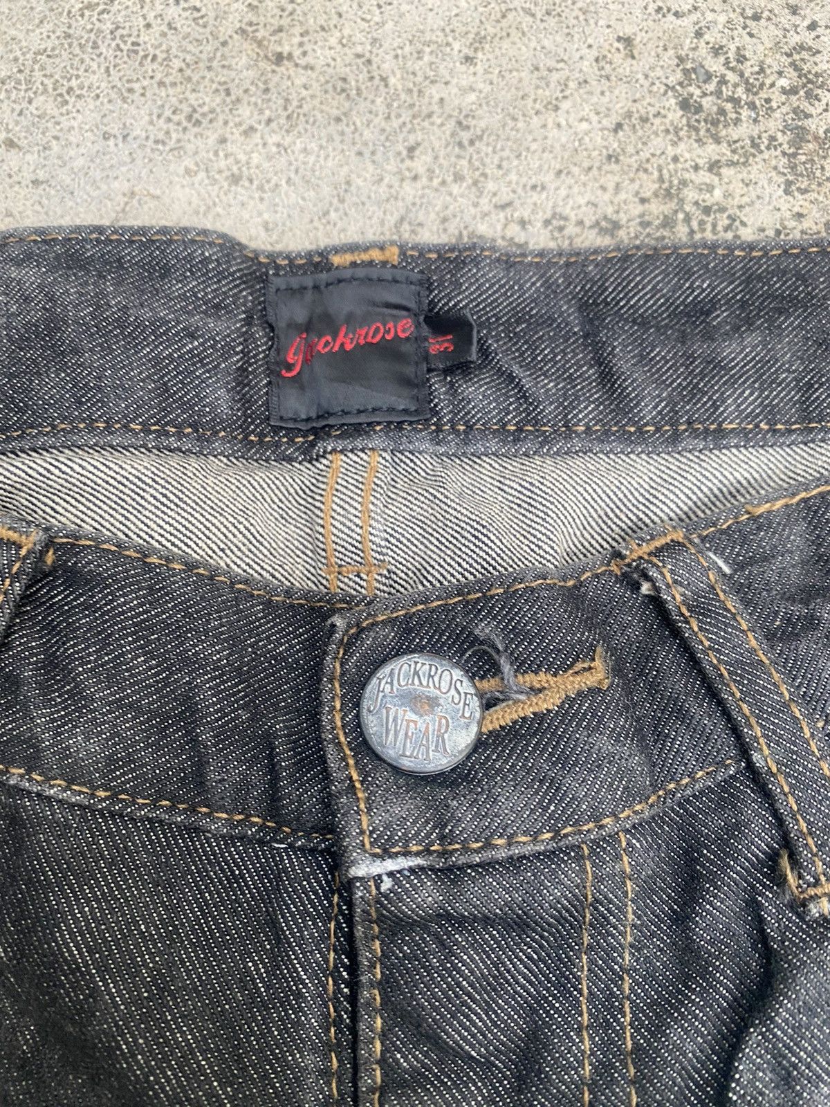 If Six Was Nine × JACKROSE Flare Jeans Jack Rose Waxed Clawmark Bootcut Size US 32 / EU 48 - 11 Thumbnail