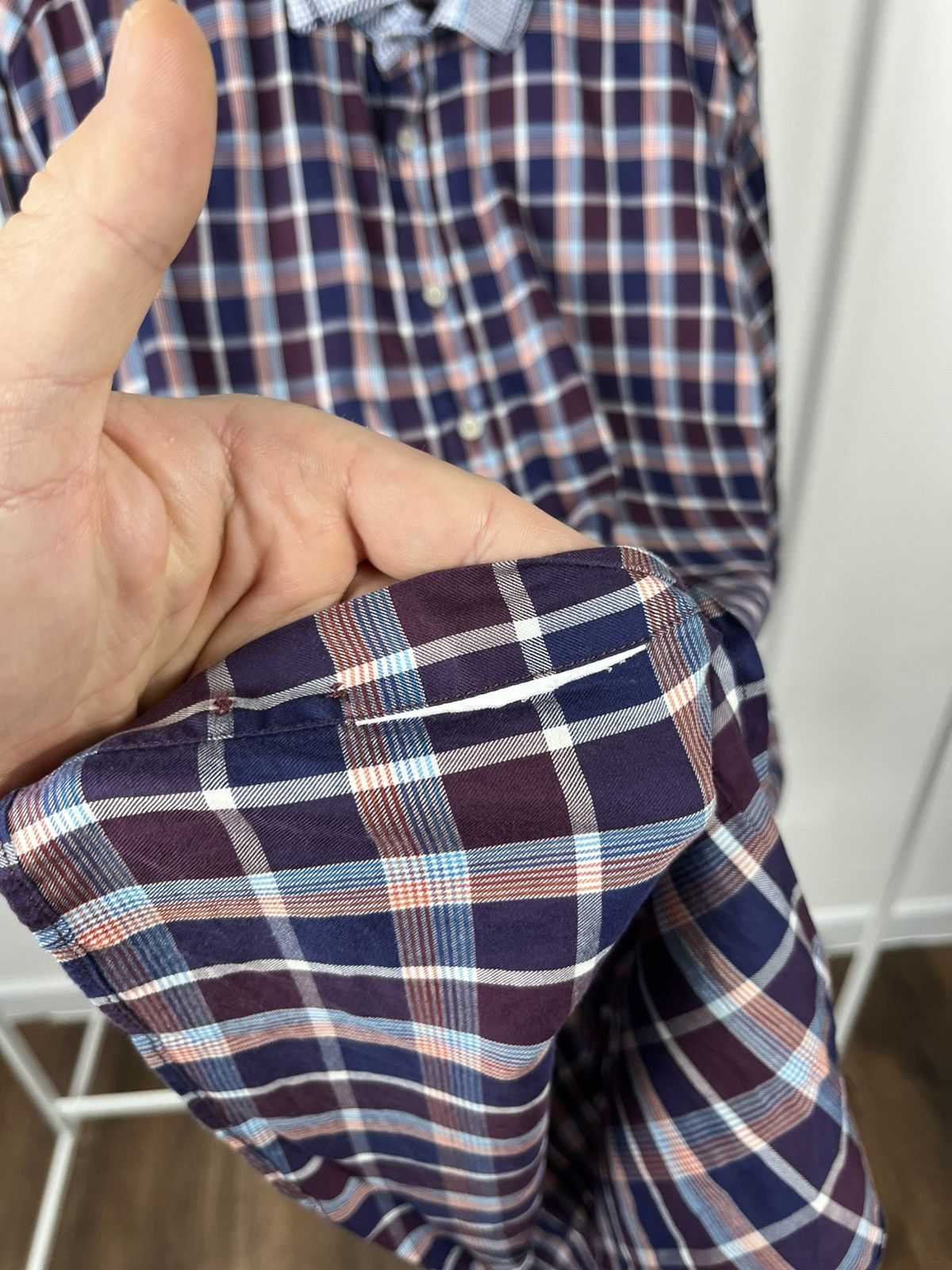 Etro Etro Men’s Plaid Button Down Shirt Made in Italy Long Sleeve Size US M / EU 48-50 / 2 - 6 Thumbnail