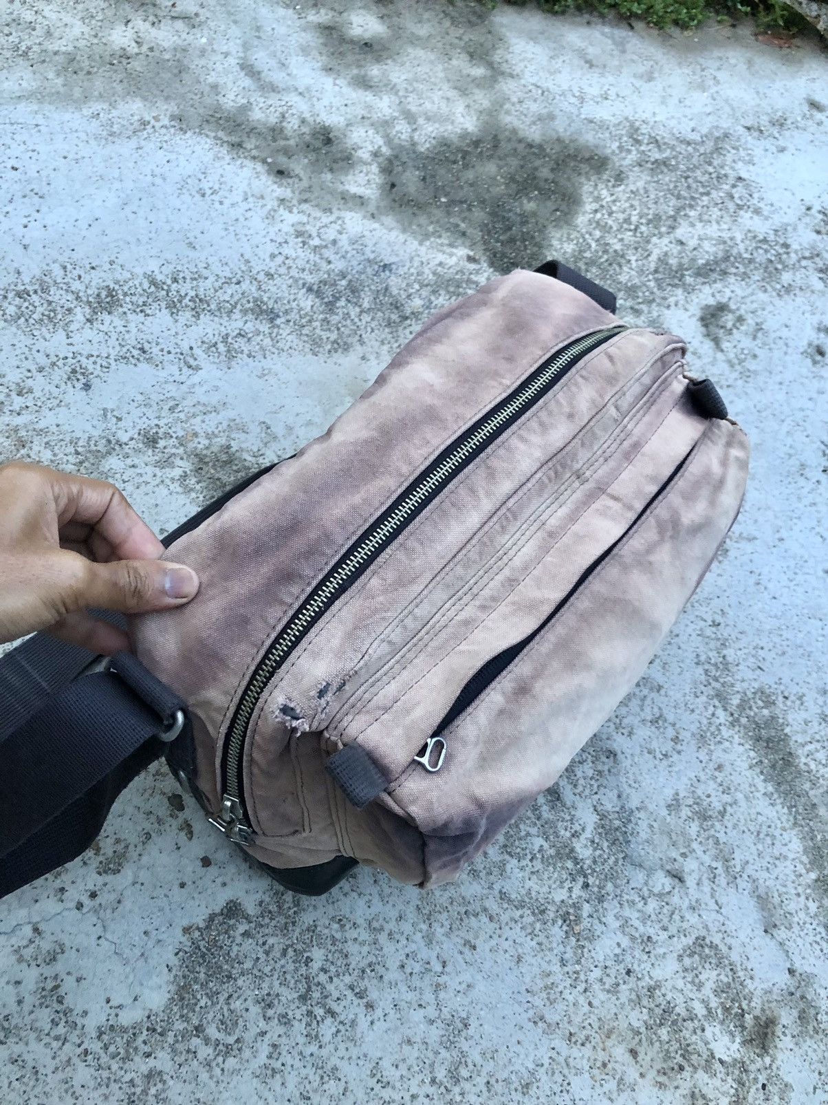Porter COLAB⚡️⚡️PORTER X MHL TIE DYE DISTRESSED CROSSBODY BAG Size ONE SIZE - 13 Thumbnail