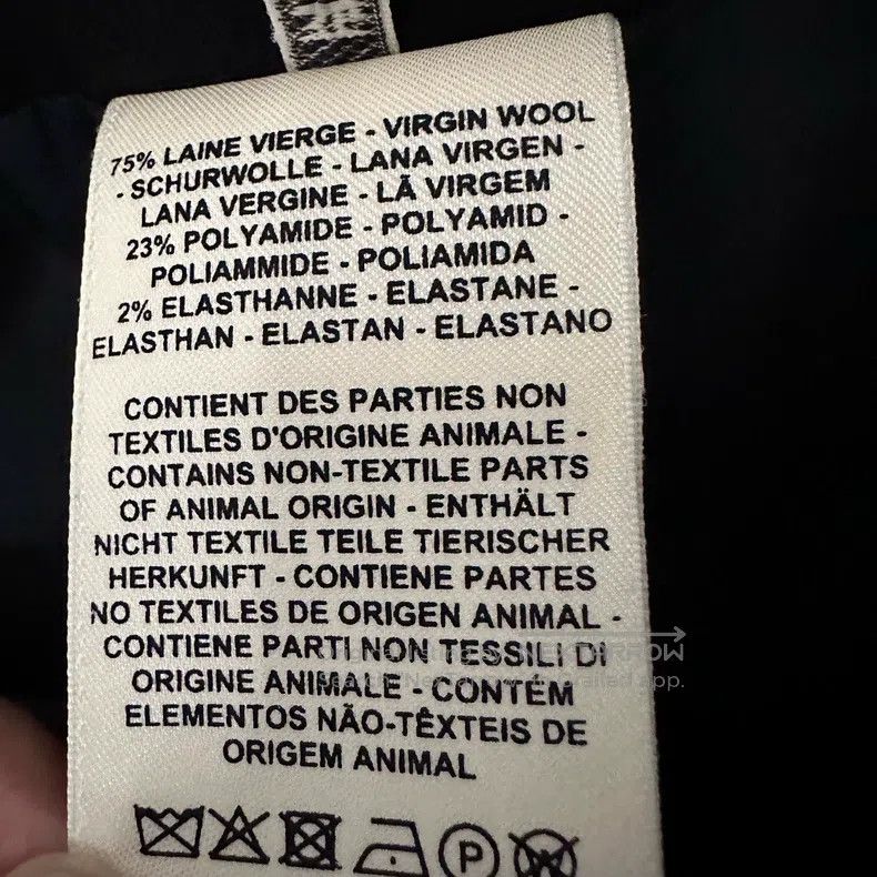 Hermes Hermes black studded wool half skirt Size 24" / US 00 / IT 34 - 5 Thumbnail