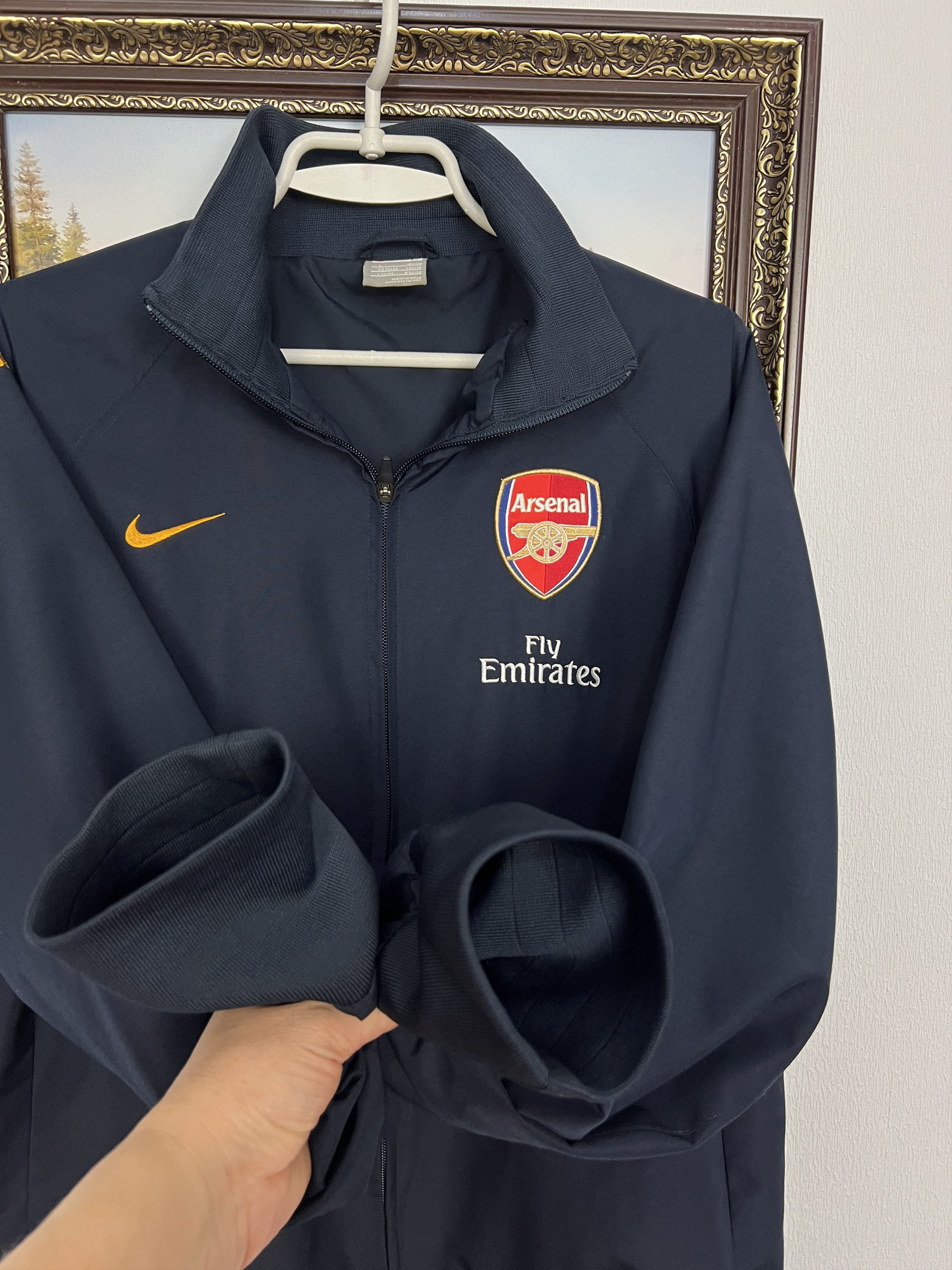 Nike Vintage Arsenal Football Jacket Soccer Track Top Rare Hype Size US L / EU 52-54 / 3 - 5 Thumbnail