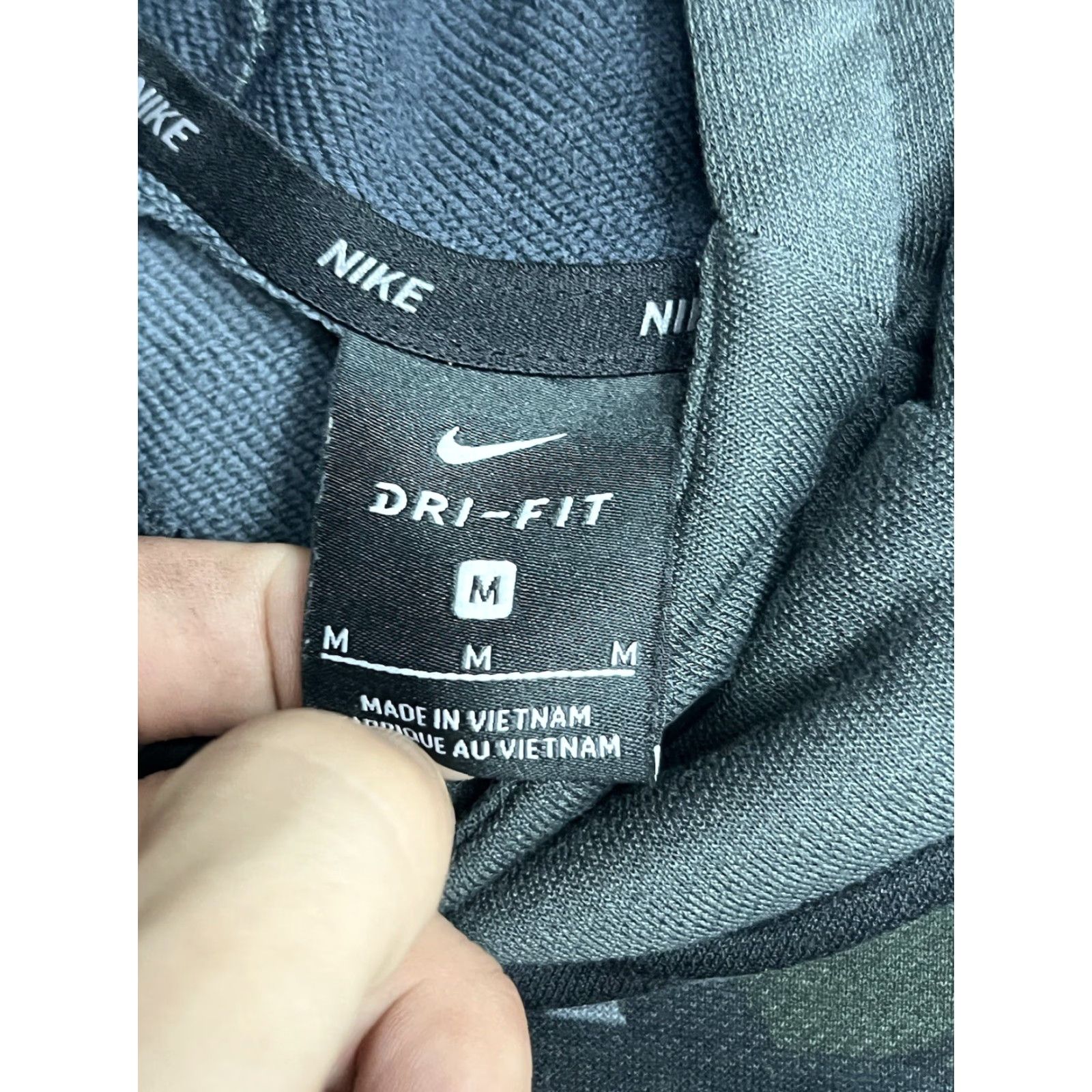 Nike Nike Hoodie Geometric Camo Sweatshirt Men M Gray Dri-Fit Athletic Pullover Size US M / EU 48-50 / 2 - 7 Thumbnail