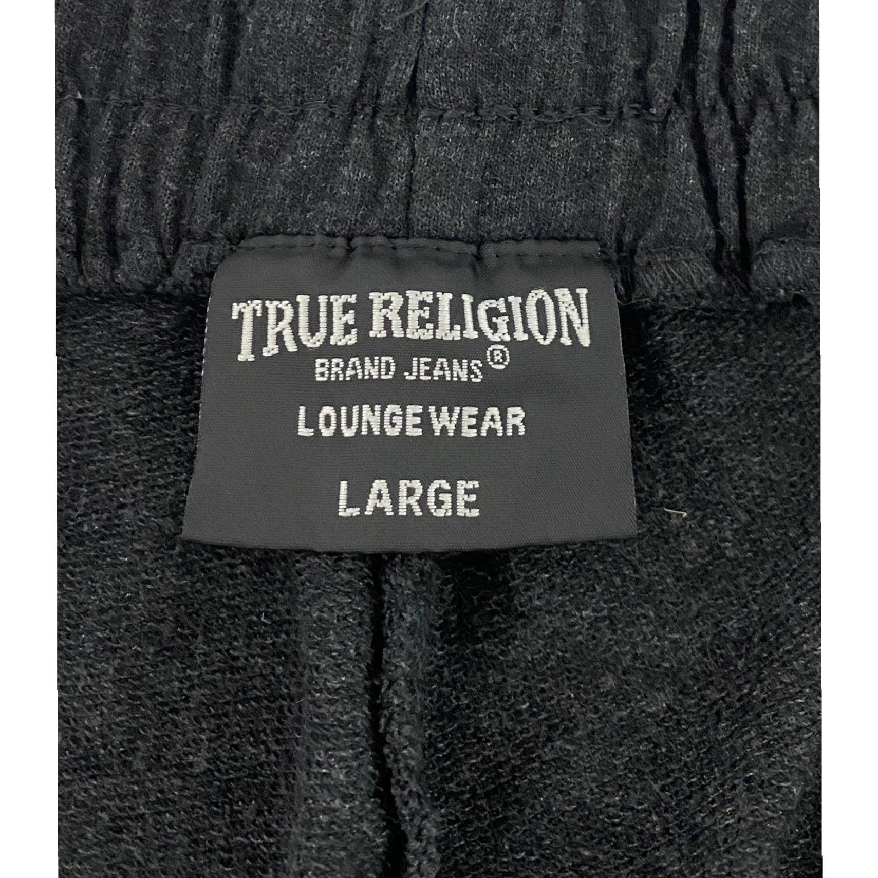 True Religion True Religion Loungewear Pants Mens Large Gray Gold Logo Jogger Sweatpants Size US 30 / EU 46 - 4 Thumbnail