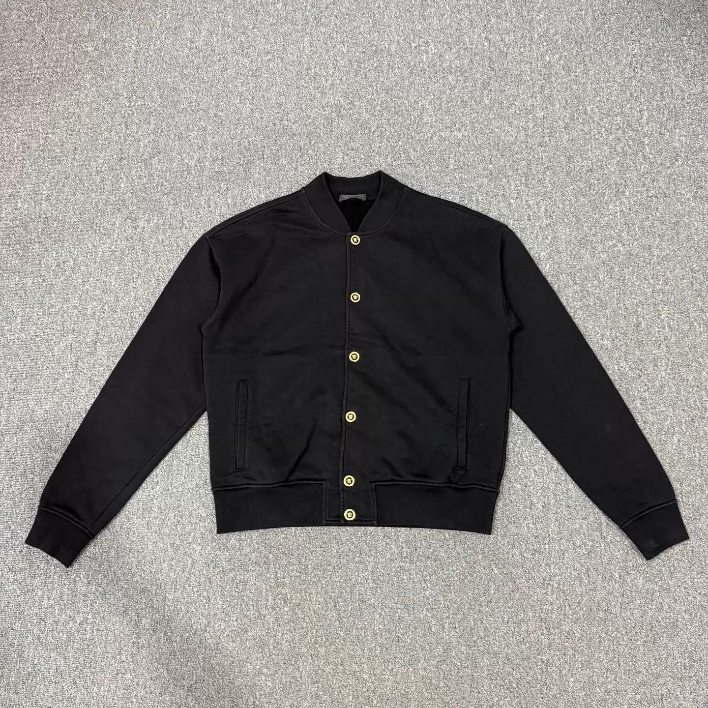 Versace Versace Black Gold Button Jacket M Size US M / EU 48-50 / 2 - 1 Thumbnail
