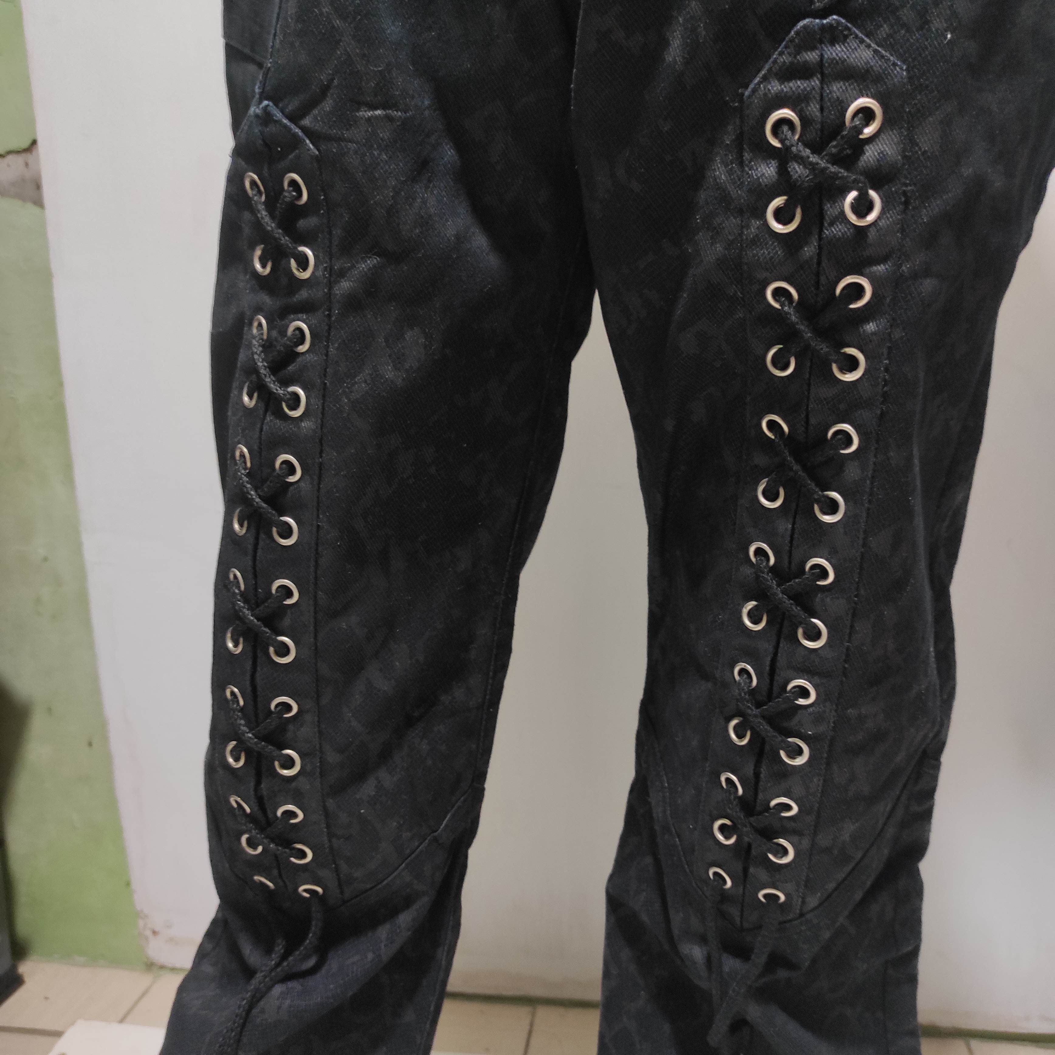 BERNINGS SHO Flare BERNINGS SHO Lace Up Bootcut Denim Jeans Size US 28 / EU 44 - 24 Thumbnail