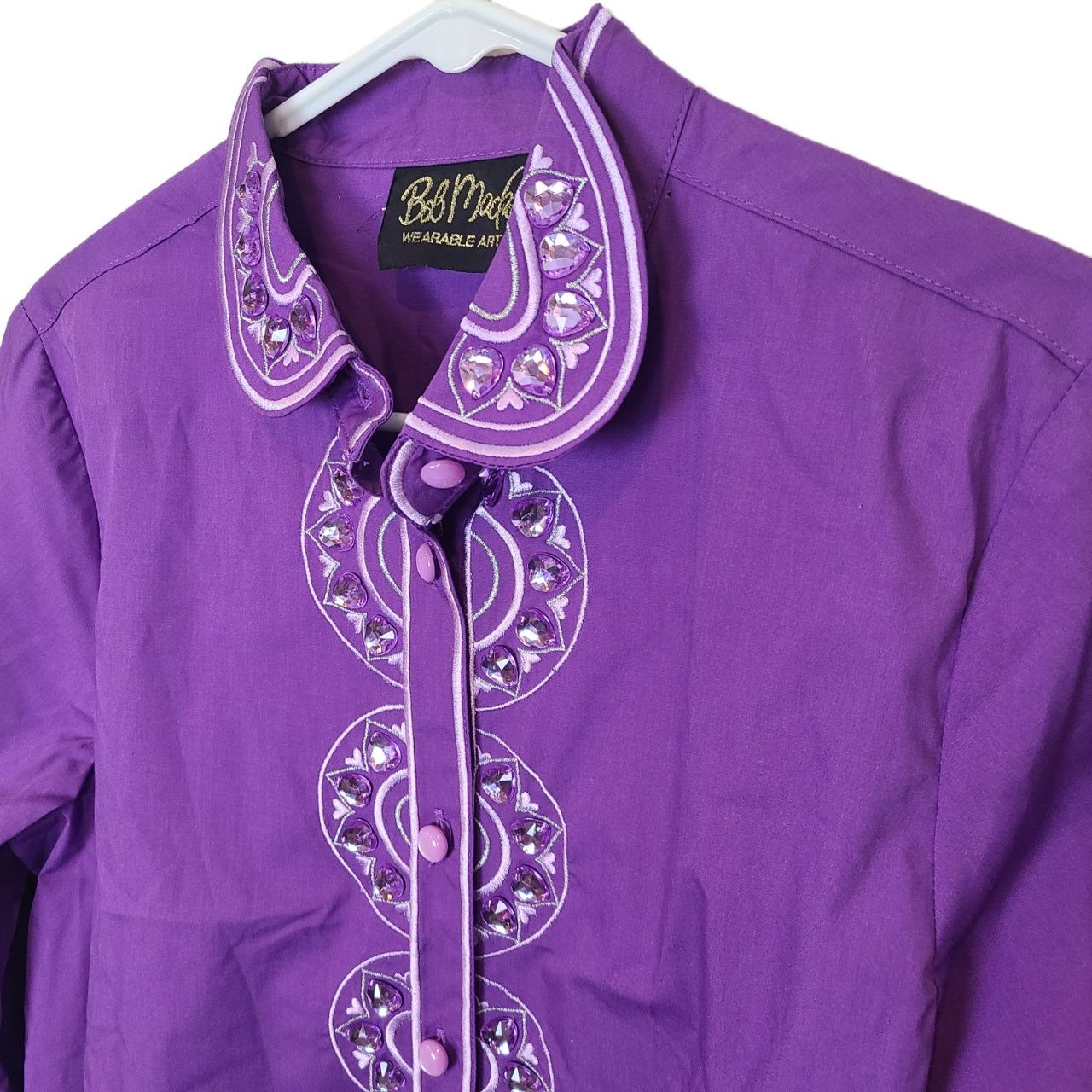 Bob Mackie Bob Mackie Wearable Art Top Rhinestone Embroidered Size S Size S / US 4 / IT 40 - 5 Thumbnail