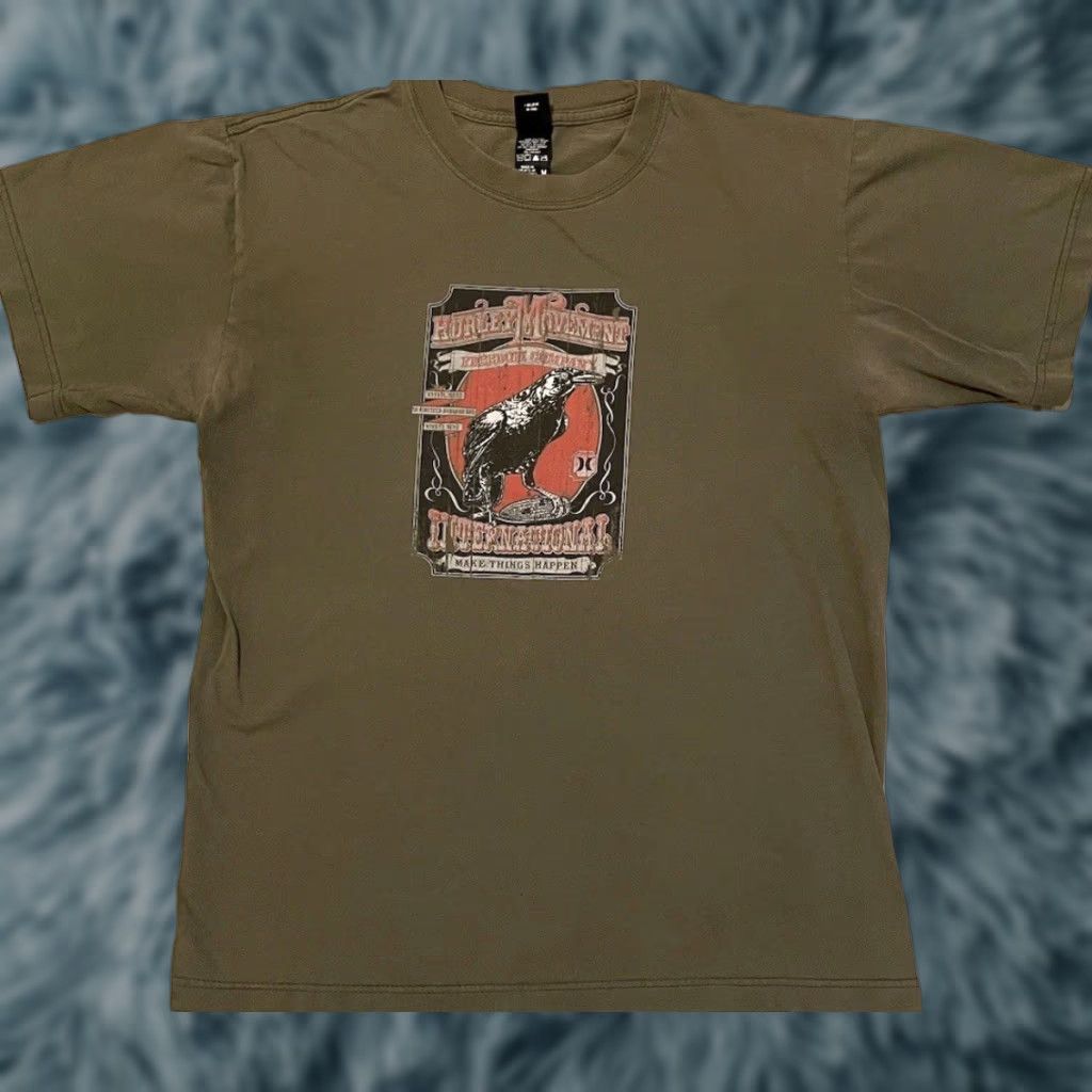 Quiksilver VINTAGE Hurley Shirt S Green 90s Distressed Surf Skate Grunge Ocean Pacific Billabong Y2K Mens T-Shirt Size US S / EU 44-46 / 1 - 1 Thumbnail