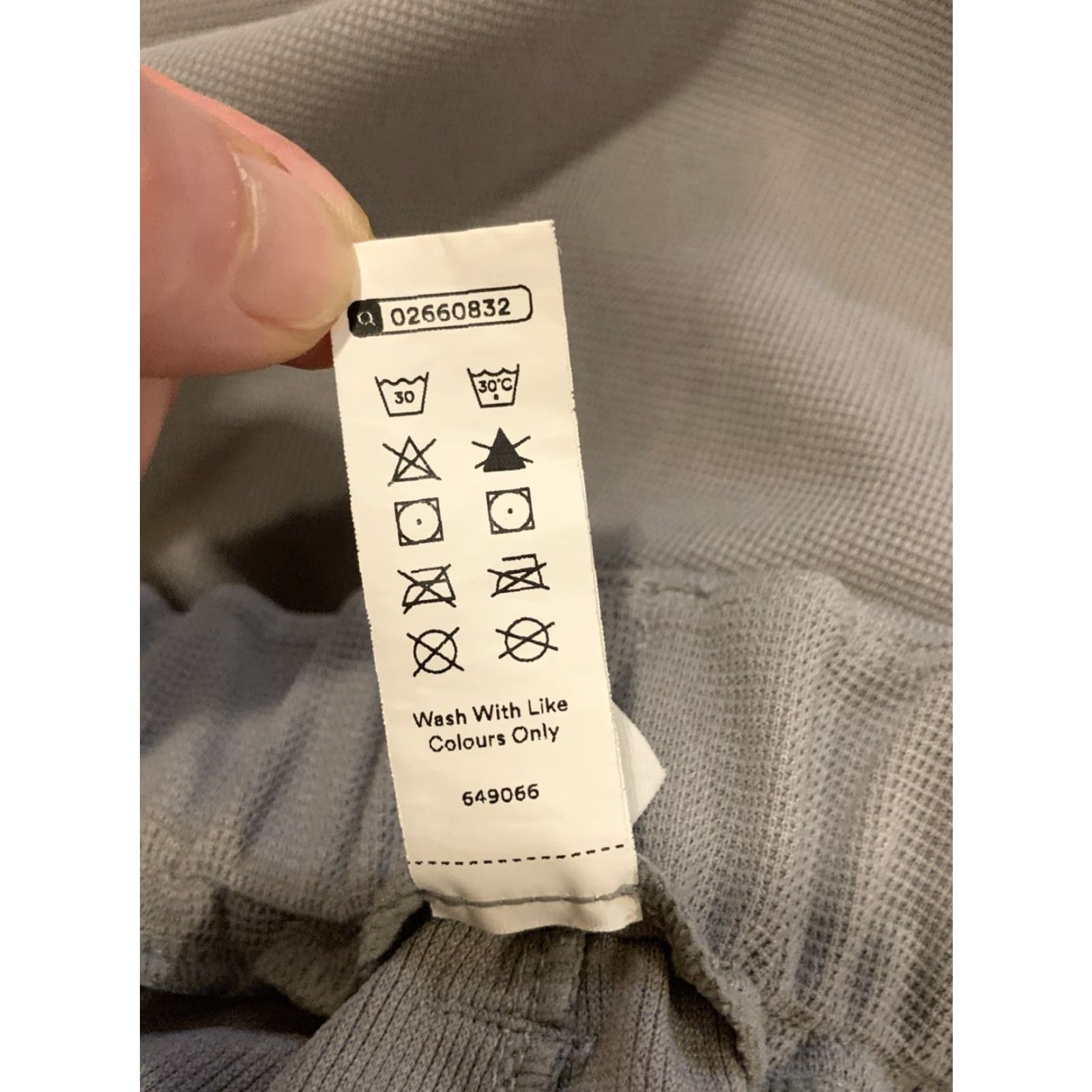 Vintage Halara Pants Womens Petite Gray High Rise Pull On Wide-Leg Pockets Stretch Knit 26 Inseam Casual Workwear Size 36" / US 14 / IT 50 - 5 Thumbnail