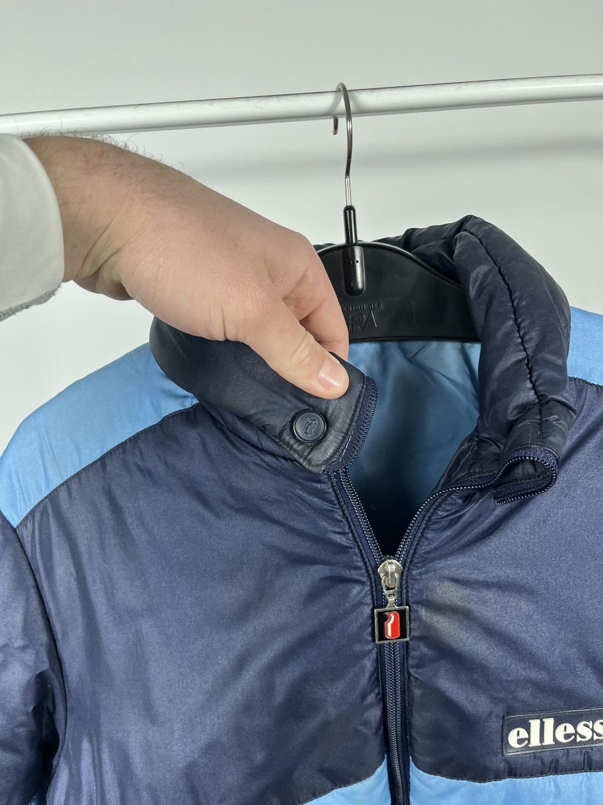Ellesse Ellesse Vintage Puffer Jacket Blue Zip Up M Made in Italy Size US L / EU 52-54 / 3 - 5 Thumbnail