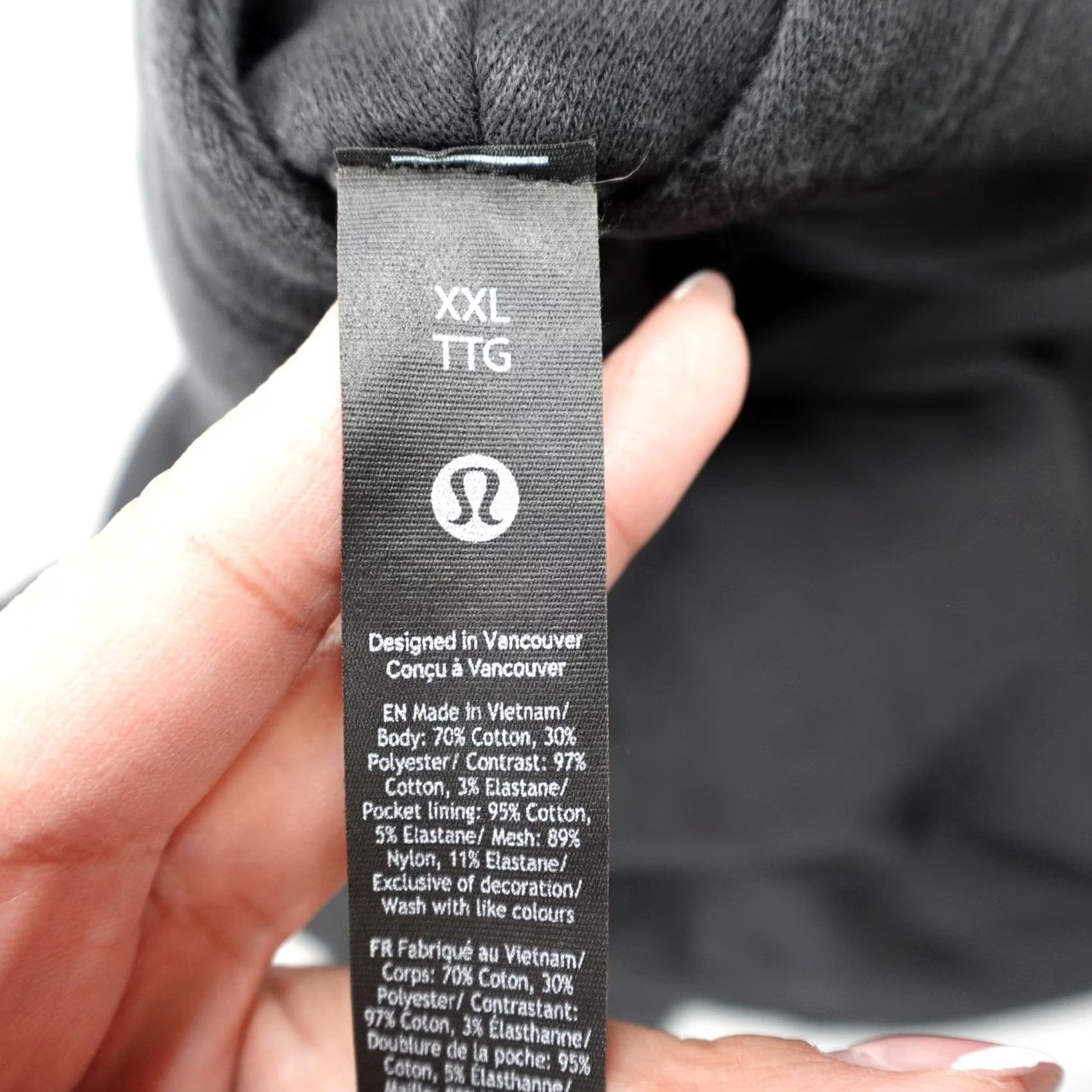 Lululemon Lululemon Hoodie Mens 2XL XXL Black Pullover Sweatshirt Steady State Heavyweight Size US XXL / EU 58 / 5 - 7 Thumbnail