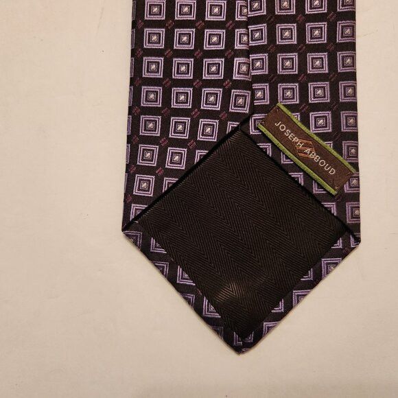 Joseph Abboud Joseph abboud men's new purple 100%silk tie 3 1/2" X 59" Size ONE SIZE - 2 Thumbnail
