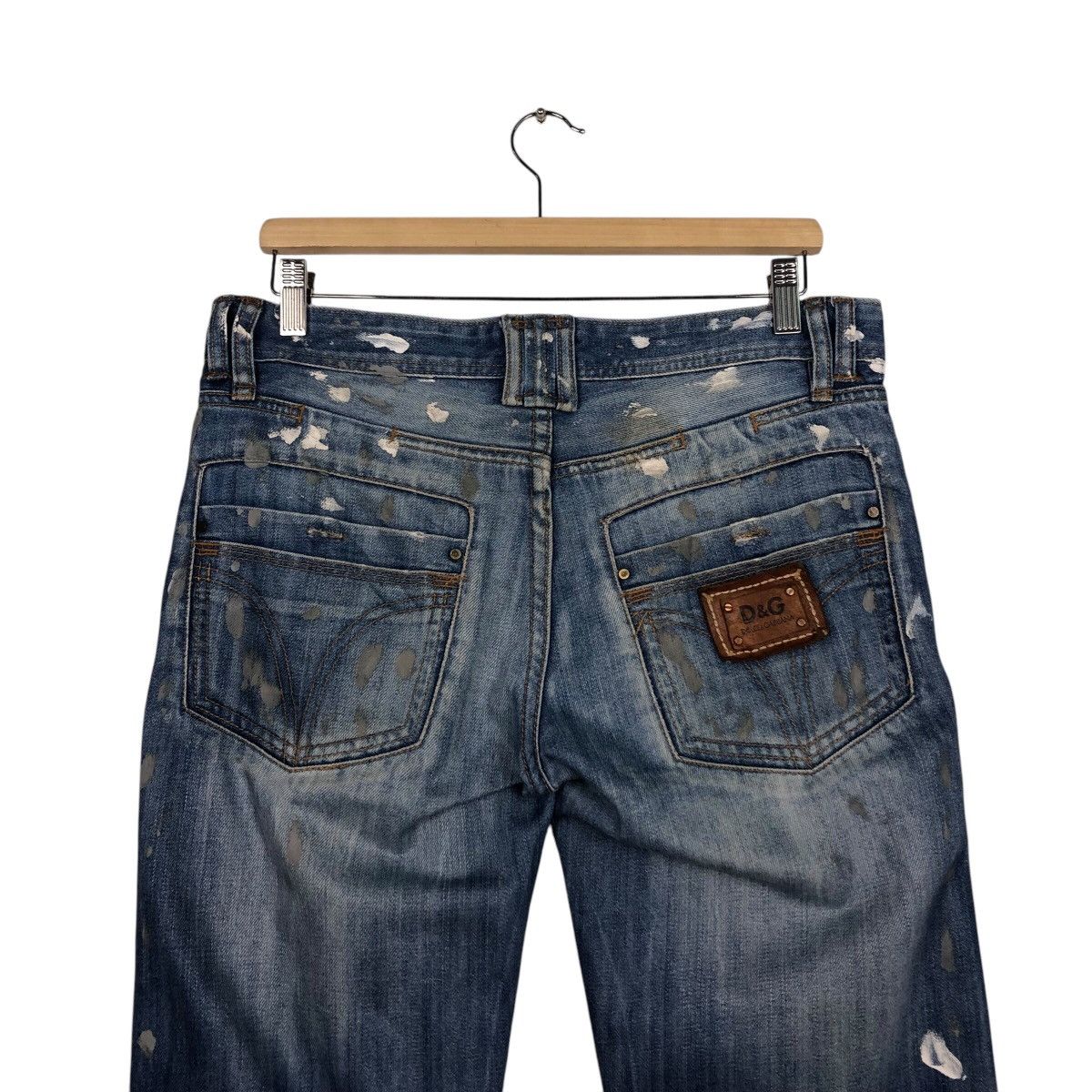 Dolce & Gabbana 📌Vintage Distressed Denim Jeans D&G Made in Italy Size US 34 / EU 50 - 11 Thumbnail